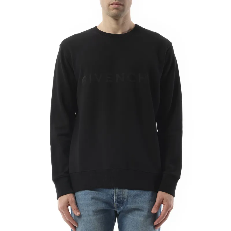 4G Archetype Spray Sweatshirt in Black/White sold by MARAIS