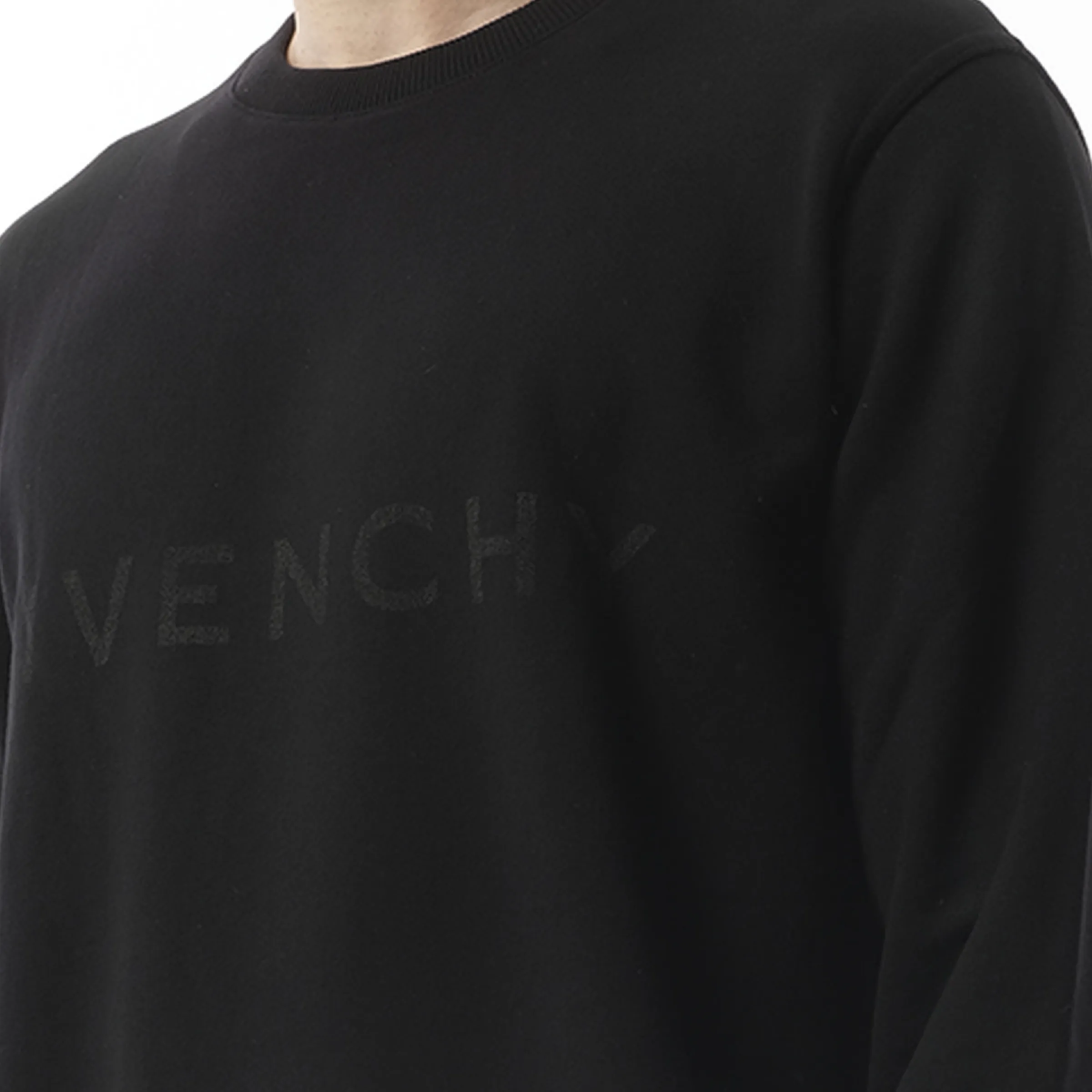 4G Archetype Spray Sweatshirt in Black/White sold by MARAIS product image thumbnail 3