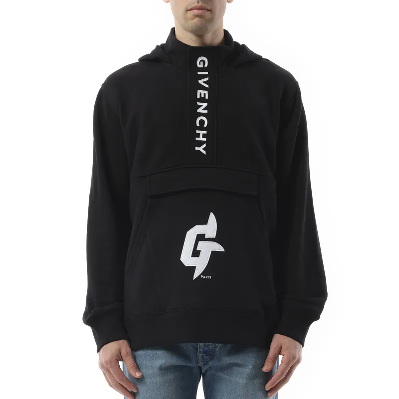 G Rider Hoodie in Black sold by MARAIS