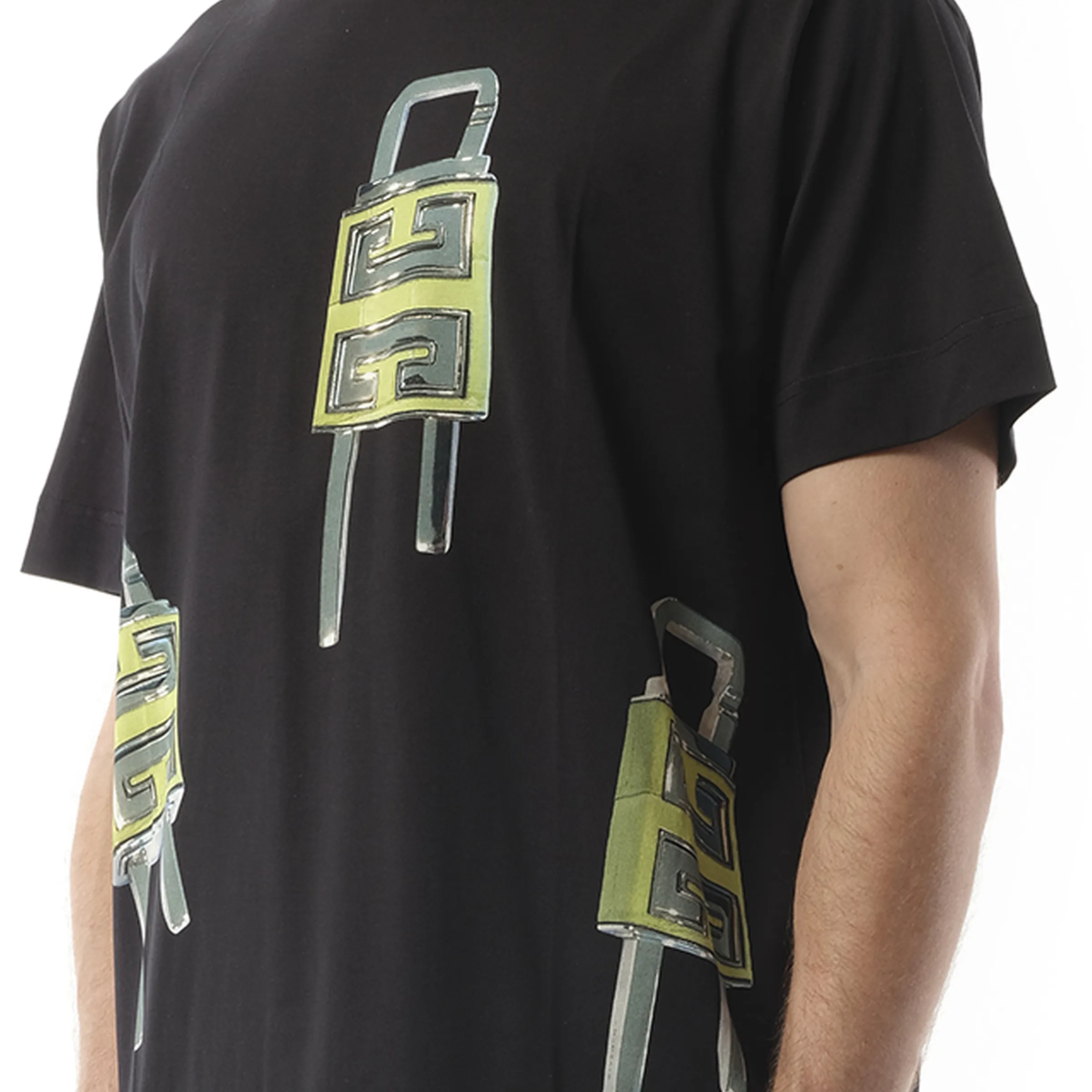 U-Lock Print T-Shirt in Black sold by MARAIS product image thumbnail 3