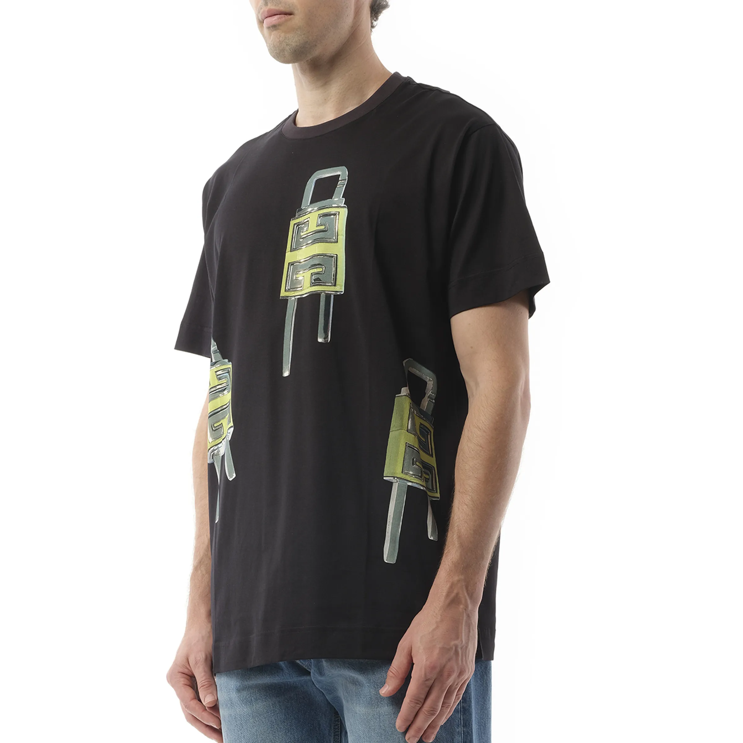 U-Lock Print T-Shirt in Black sold by MARAIS product image thumbnail 5