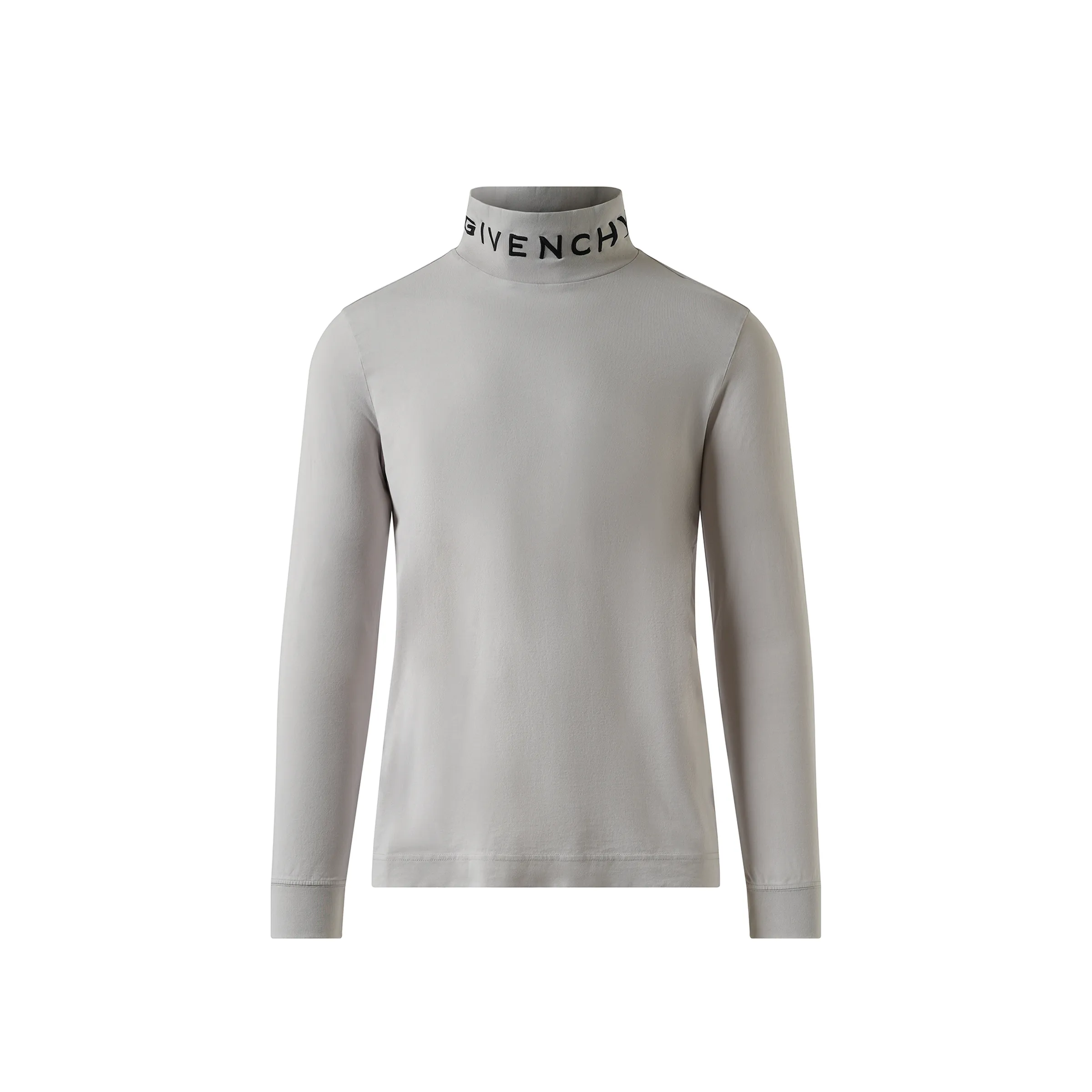 Faded Logo Dyed Long Sleeve T-Shirt in Cloud Grey sold by MARAIS product image thumbnail 2