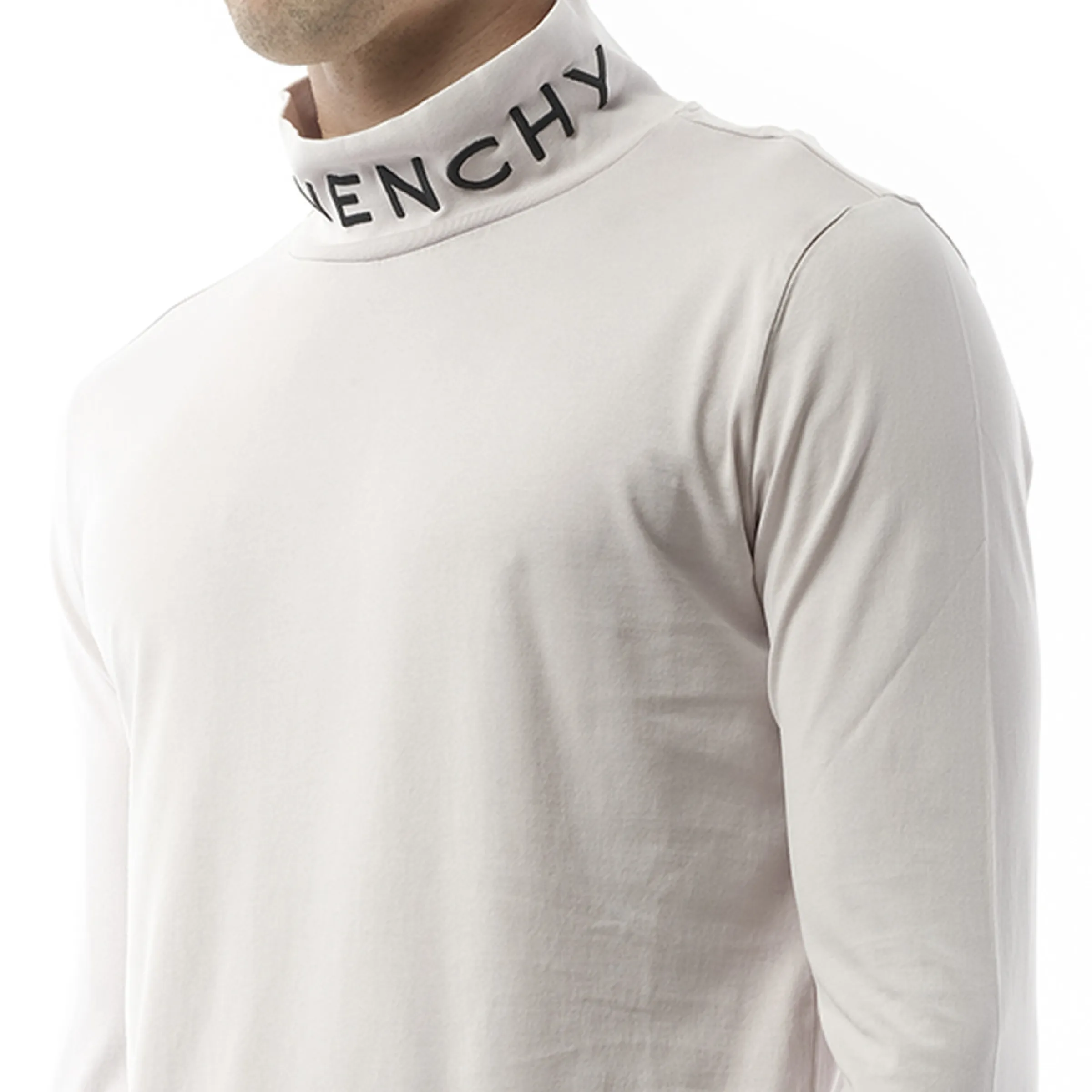 Faded Logo Dyed Long Sleeve T-Shirt in Cloud Grey sold by MARAIS product image thumbnail 3