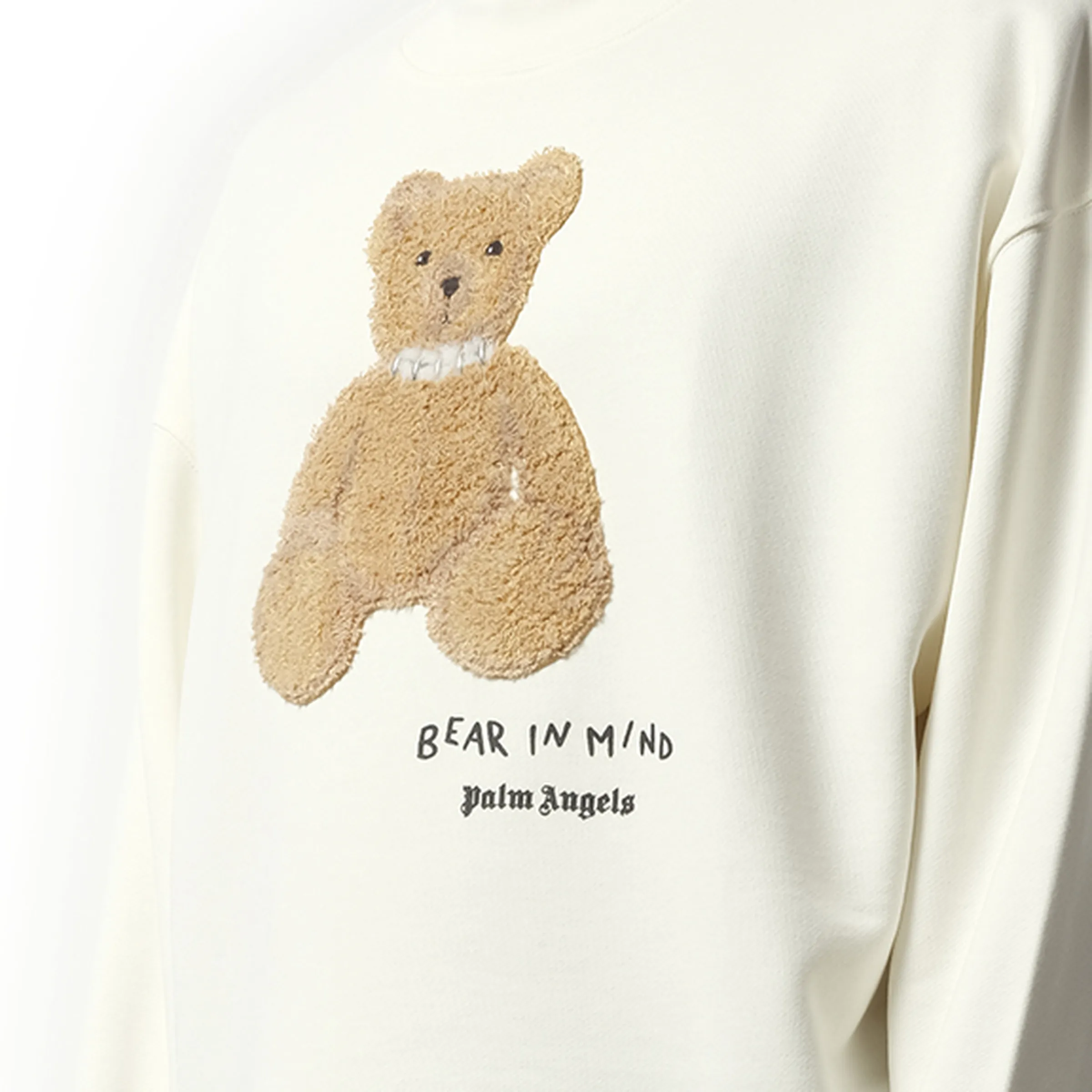 Bear in Mind Crewneck Sweatshirt in Off White/Brown sold by MARAIS product image thumbnail 3