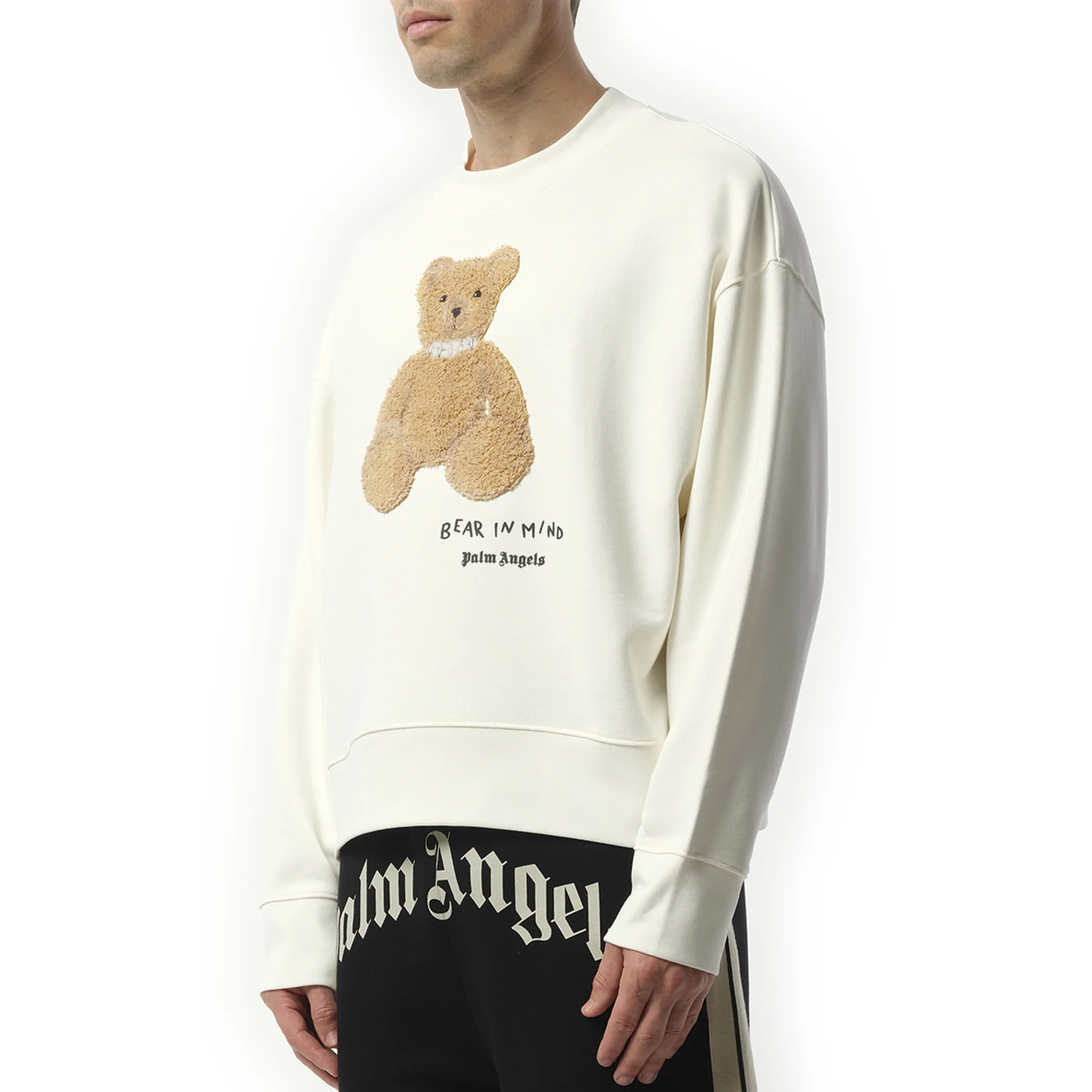 Bear in Mind Crewneck Sweatshirt in Off White/Brown sold by MARAIS product image thumbnail 5