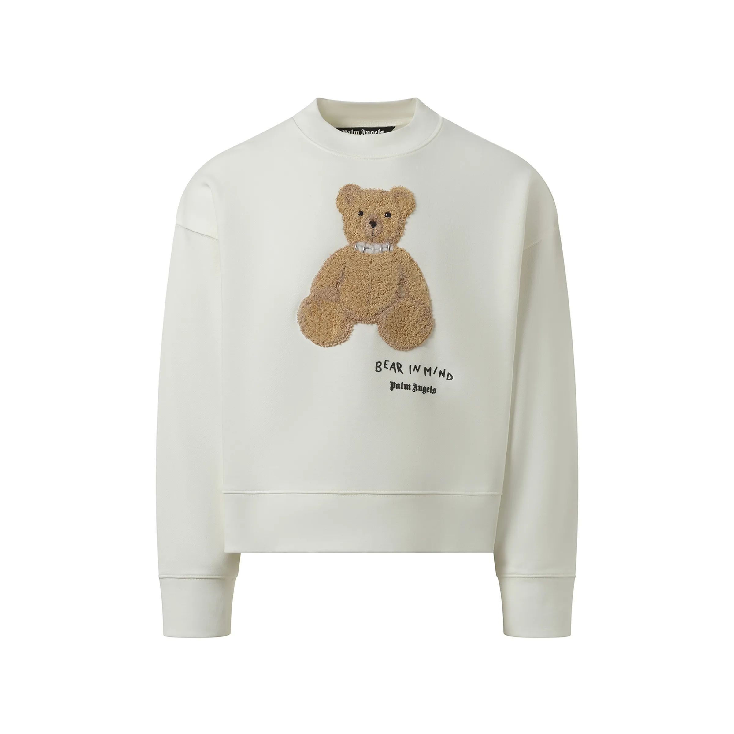 Bear in Mind Crewneck Sweatshirt in Off White/Brown sold by MARAIS product image thumbnail 2
