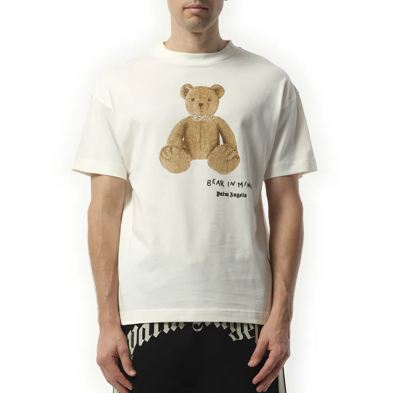 Bear in Mind T-Shirt in Off White/Brown sold by MARAIS