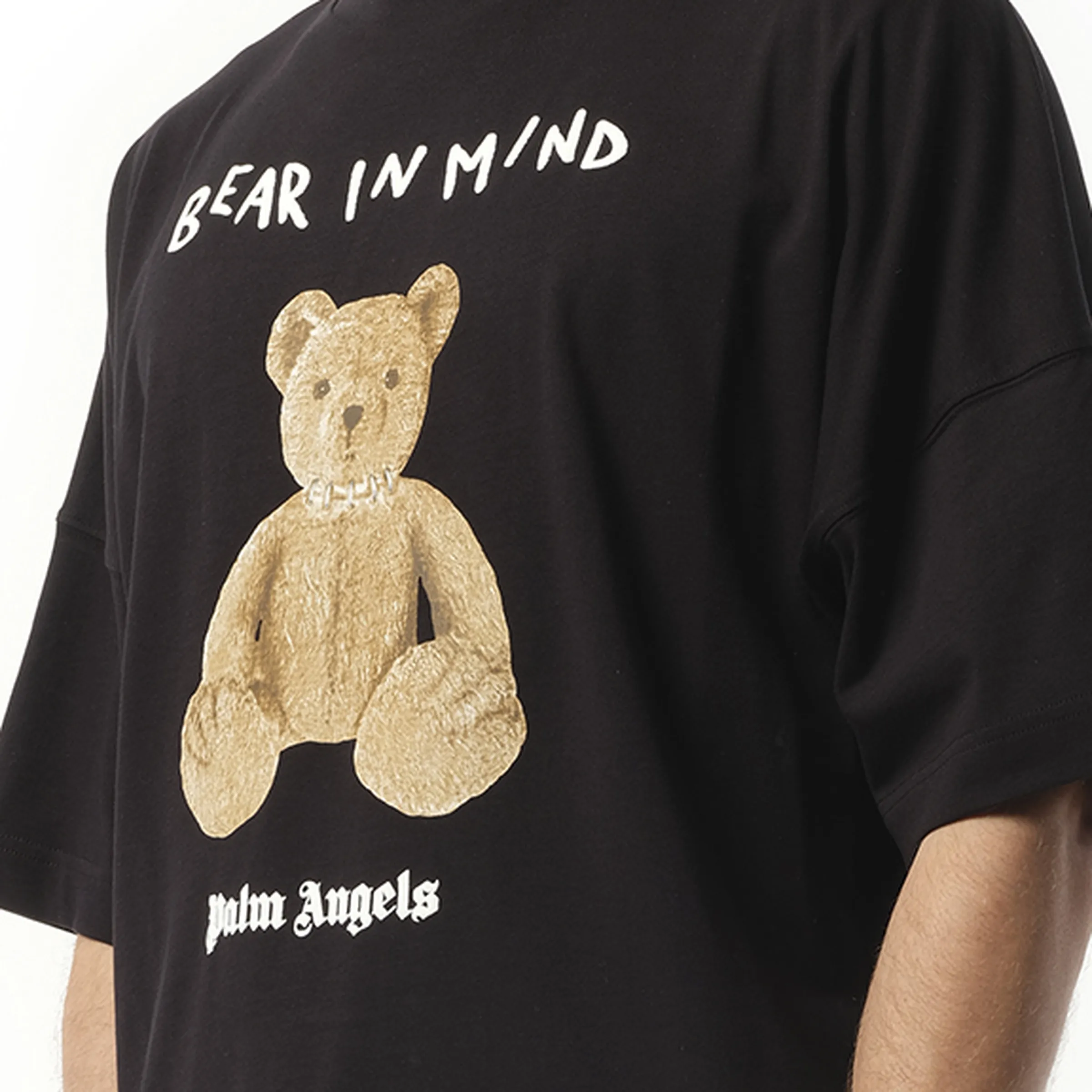 Bear in Mind Over T-Shirt in Black/Brown sold by MARAIS product image thumbnail 3