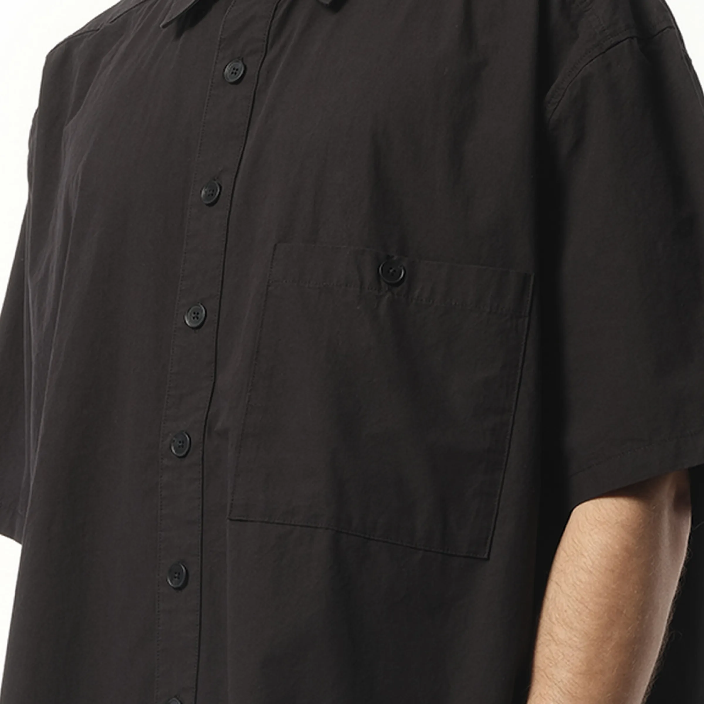 Duper Short Sleeve Shirt in Black sold by MARAIS product image thumbnail 3