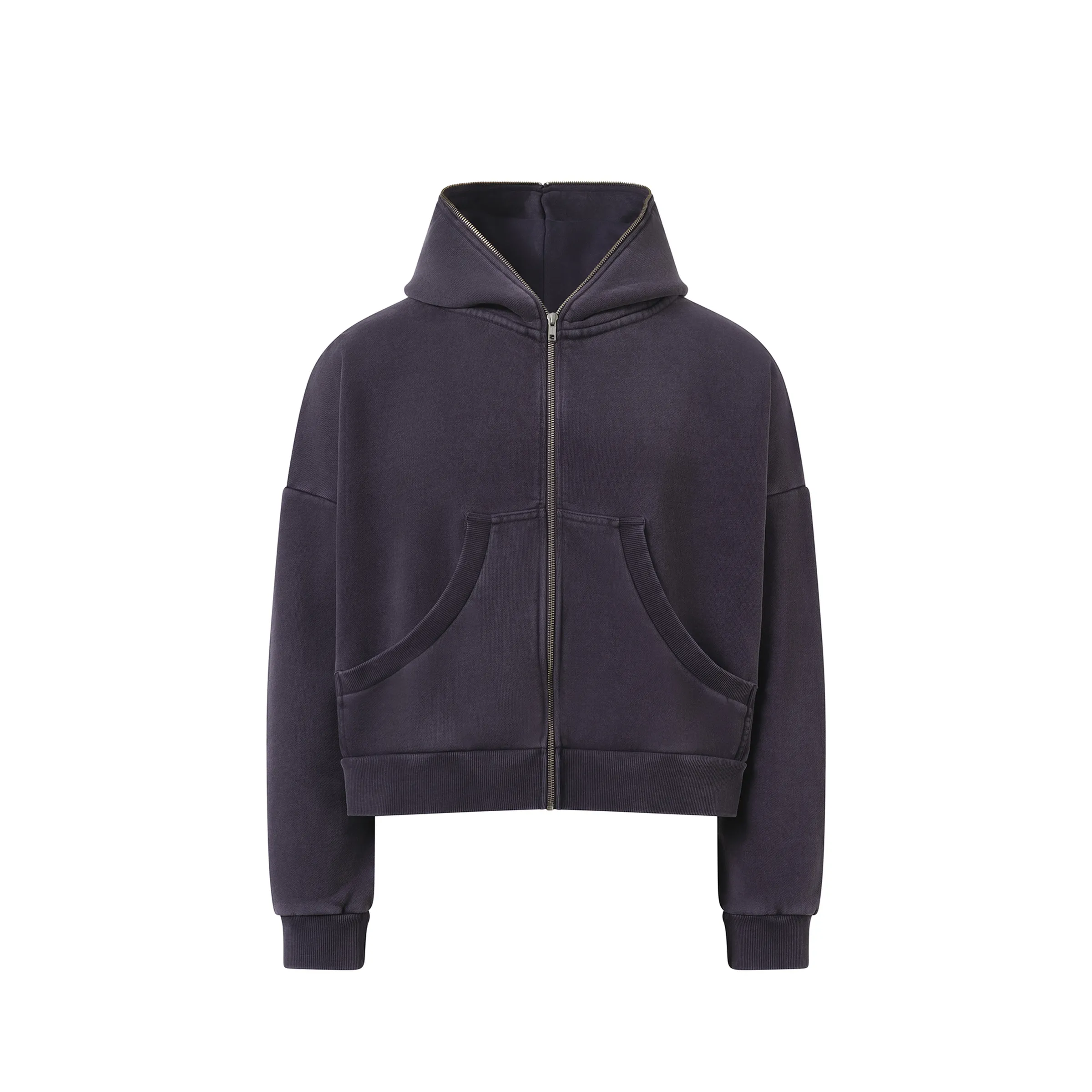Eternal Zip Hoodie in Ink sold by MARAIS product image thumbnail 2