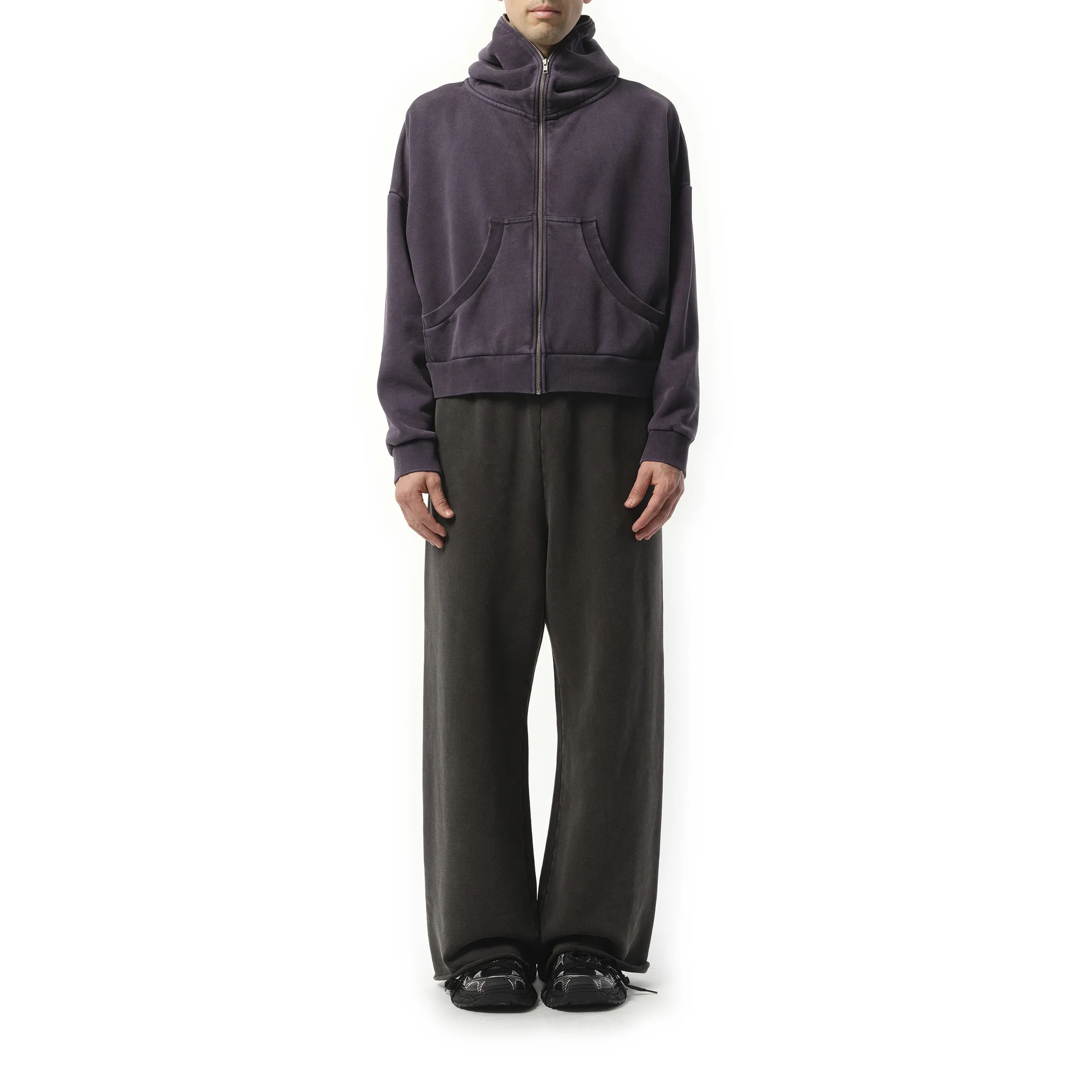 Eternal Zip Hoodie in Ink sold by MARAIS product image thumbnail 4