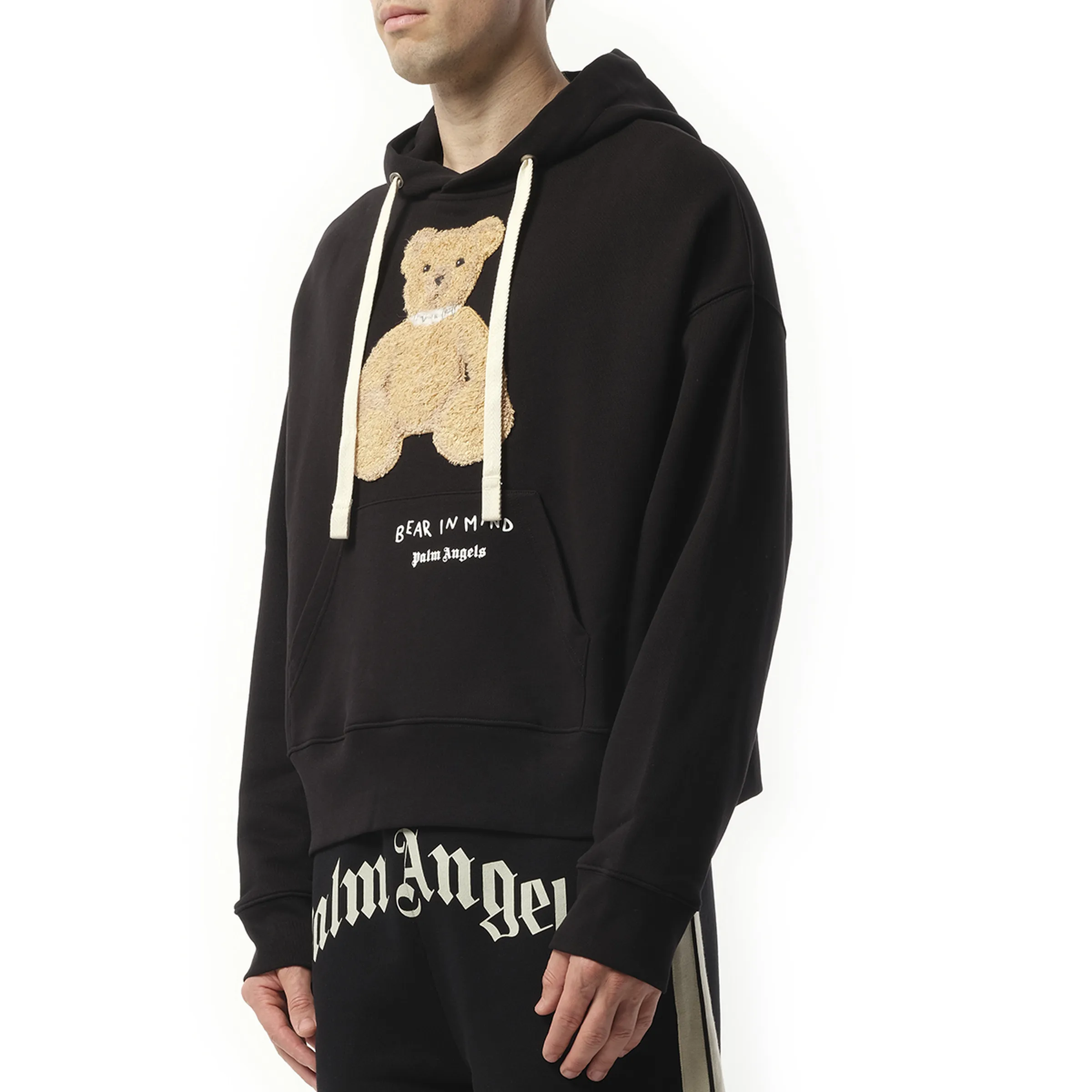 Bear in Mind Over Hoodie in Black/Brown sold by MARAIS product image thumbnail 5