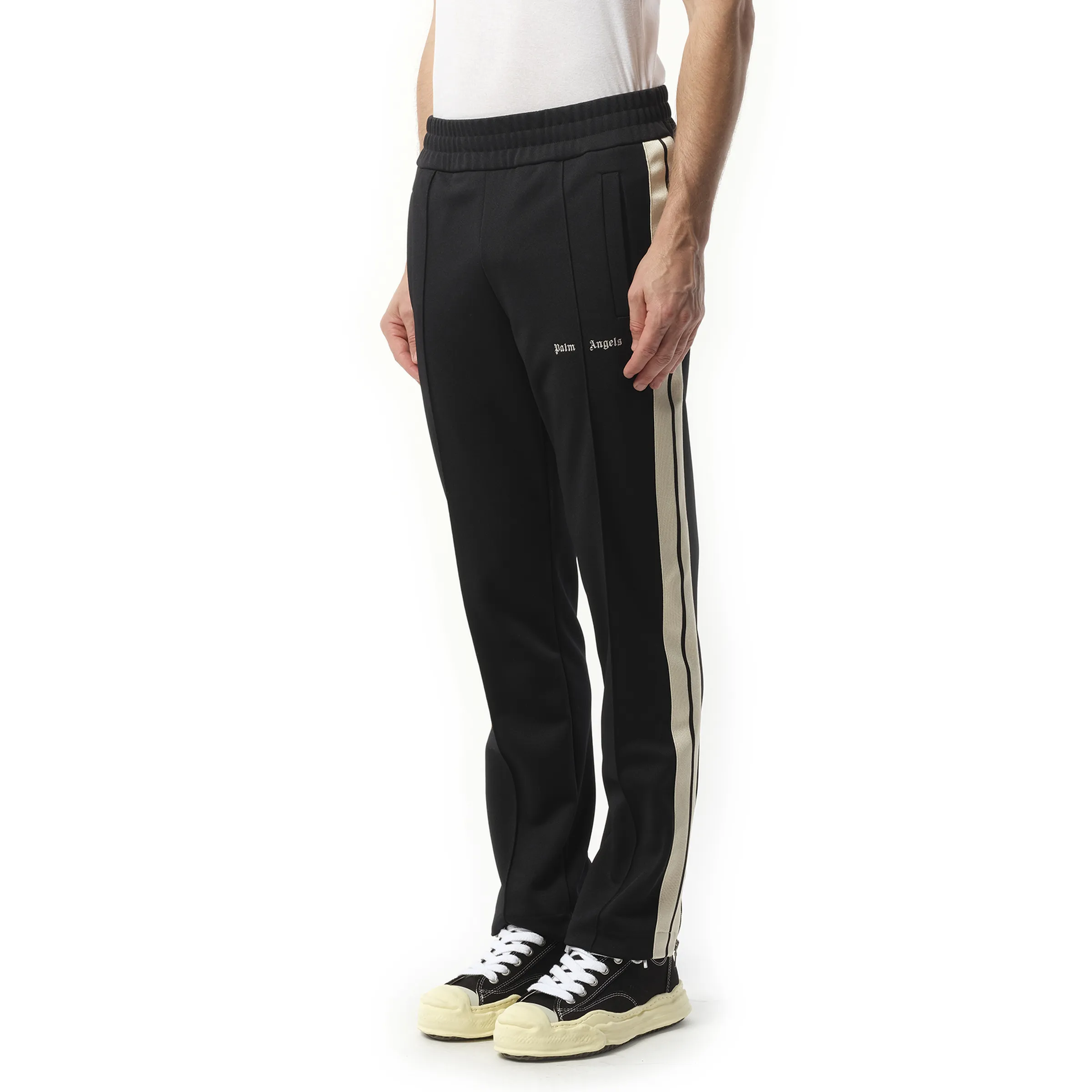 Logo Track Pants in Black/Off White sold by MARAIS product image thumbnail 5