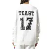 Long Sleeve Crew Sweatshirt in White sold by MARAIS