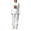 Long Sleeve Crew Sweatshirt in White sold by MARAIS