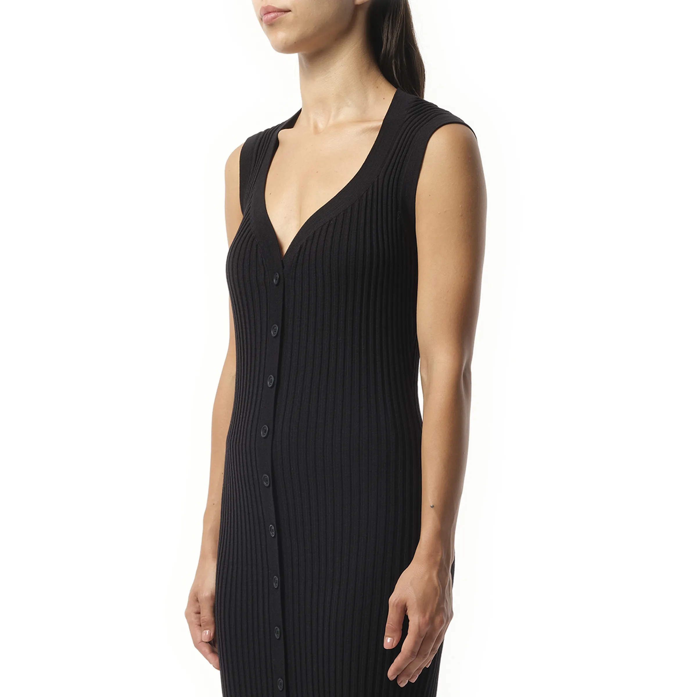 Long Knit Dress in Black sold by MARAIS product image thumbnail 2