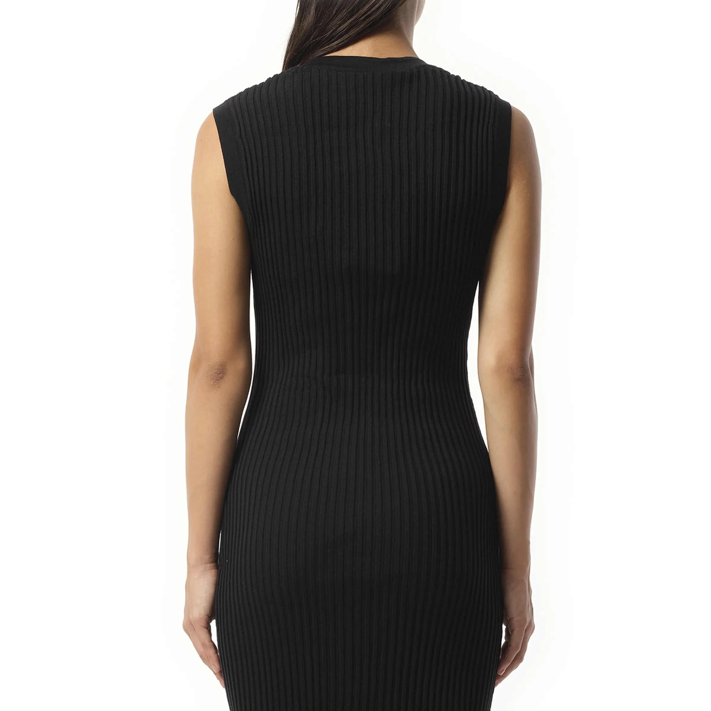 Long Knit Dress in Black sold by MARAIS product image thumbnail 5