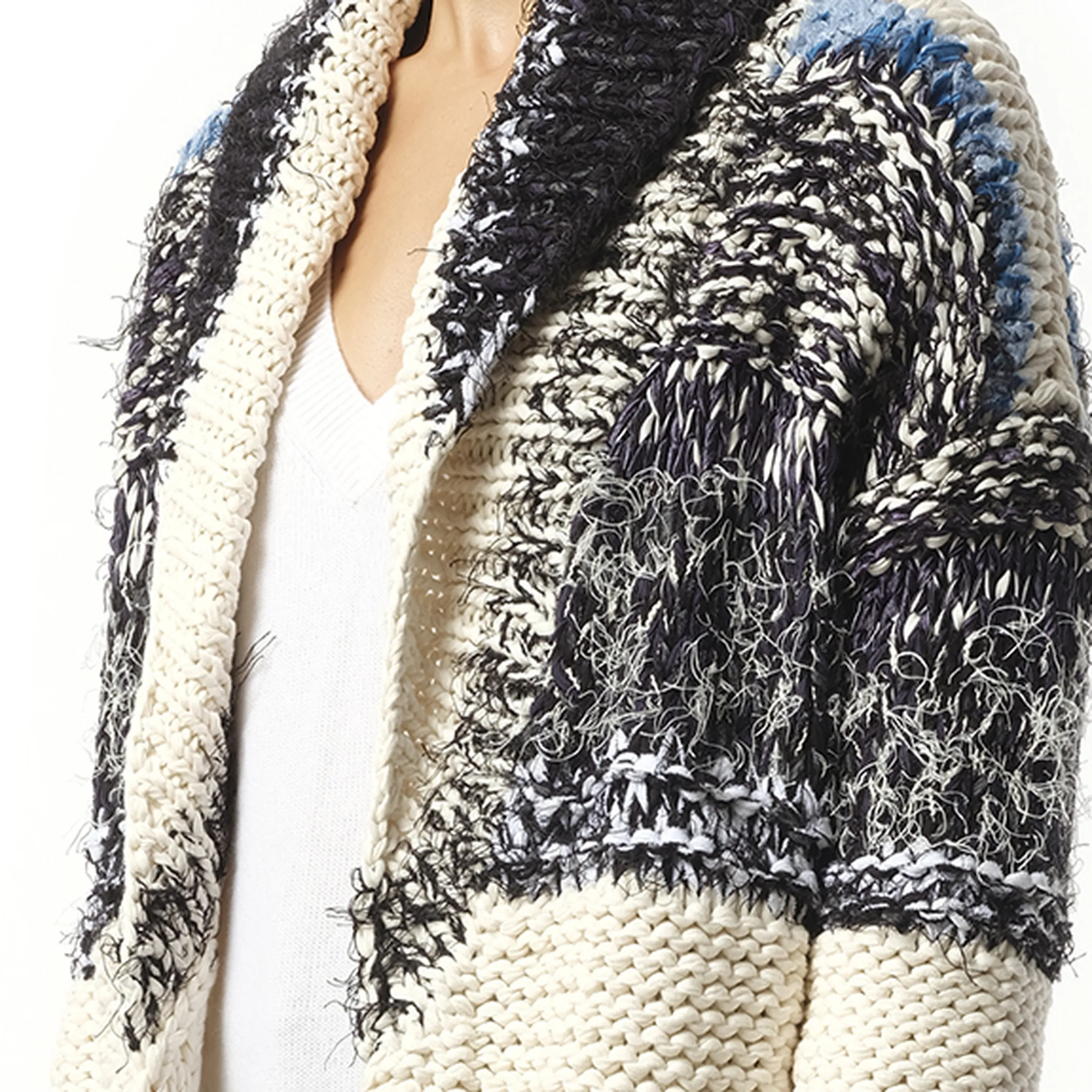 Manteau Coat in Multicolor sold by MARAIS product image thumbnail 3