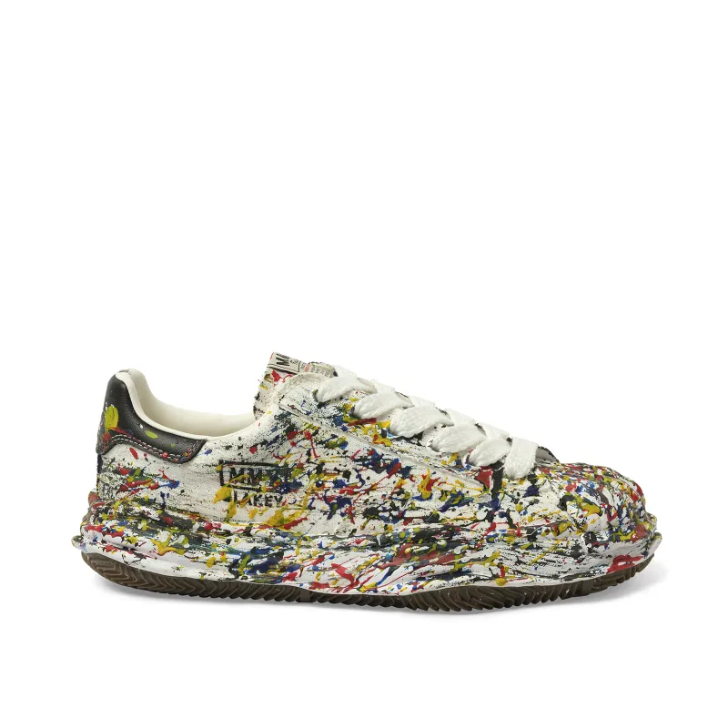 Blakey OG Paint Splatter Sneaker in White sold by MARAIS