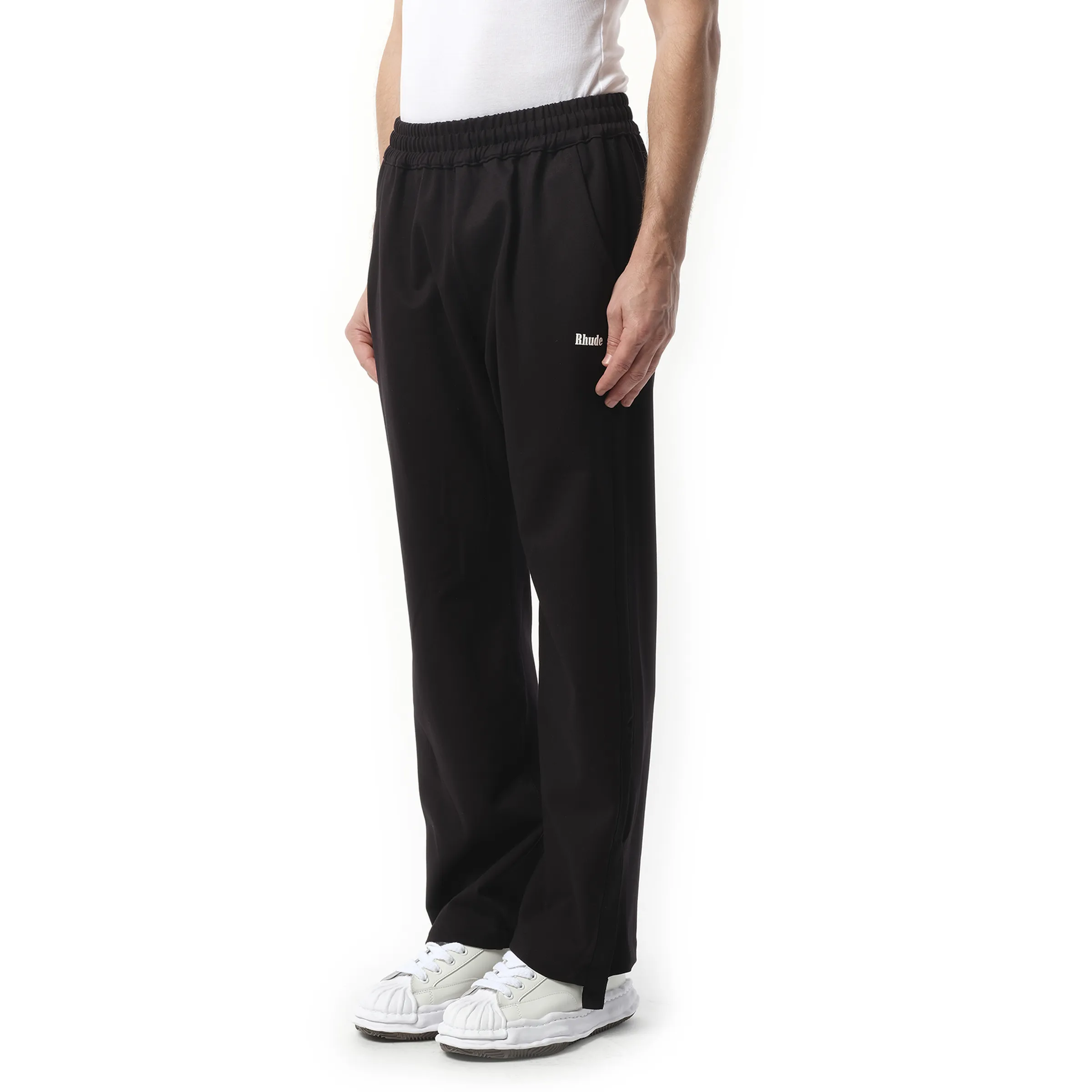 Hamptons Traxedo Track Pants in Black sold by MARAIS product image thumbnail 4