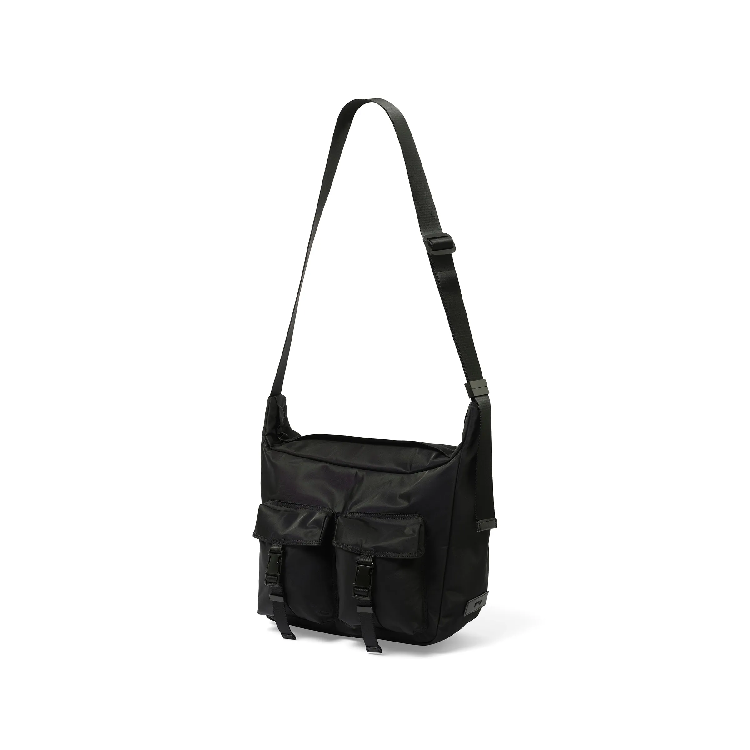 Nylon Pocket Shoulder Bag in Black sold by MARAIS product image thumbnail 2