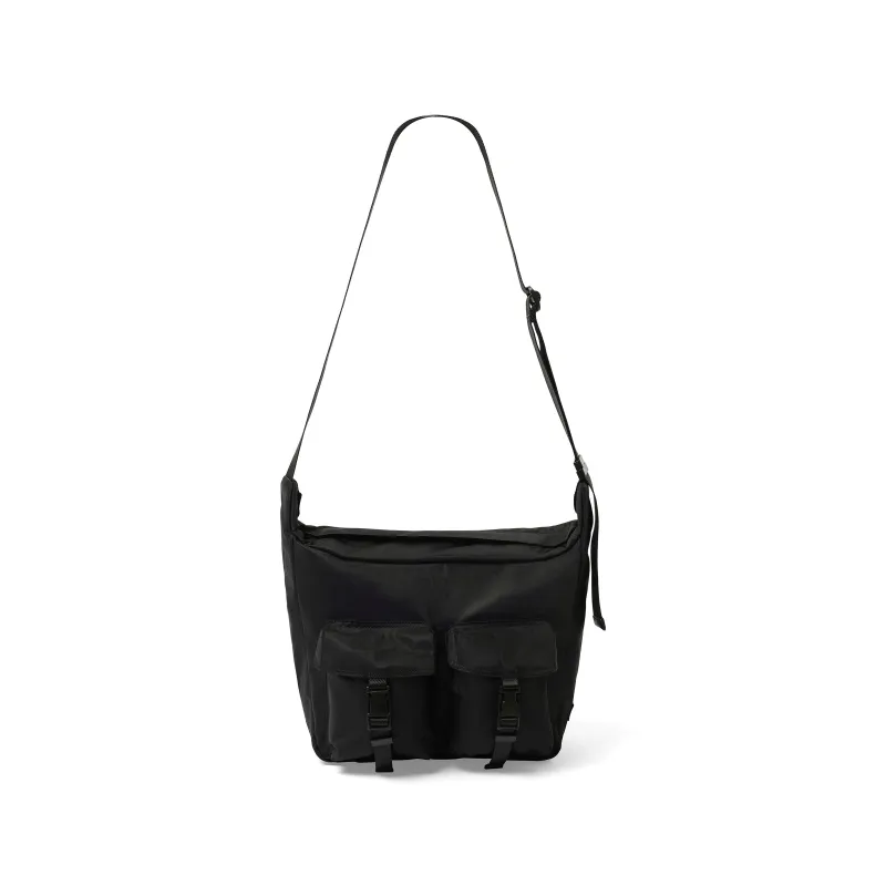 Nylon Pocket Shoulder Bag in Black sold by MARAIS
