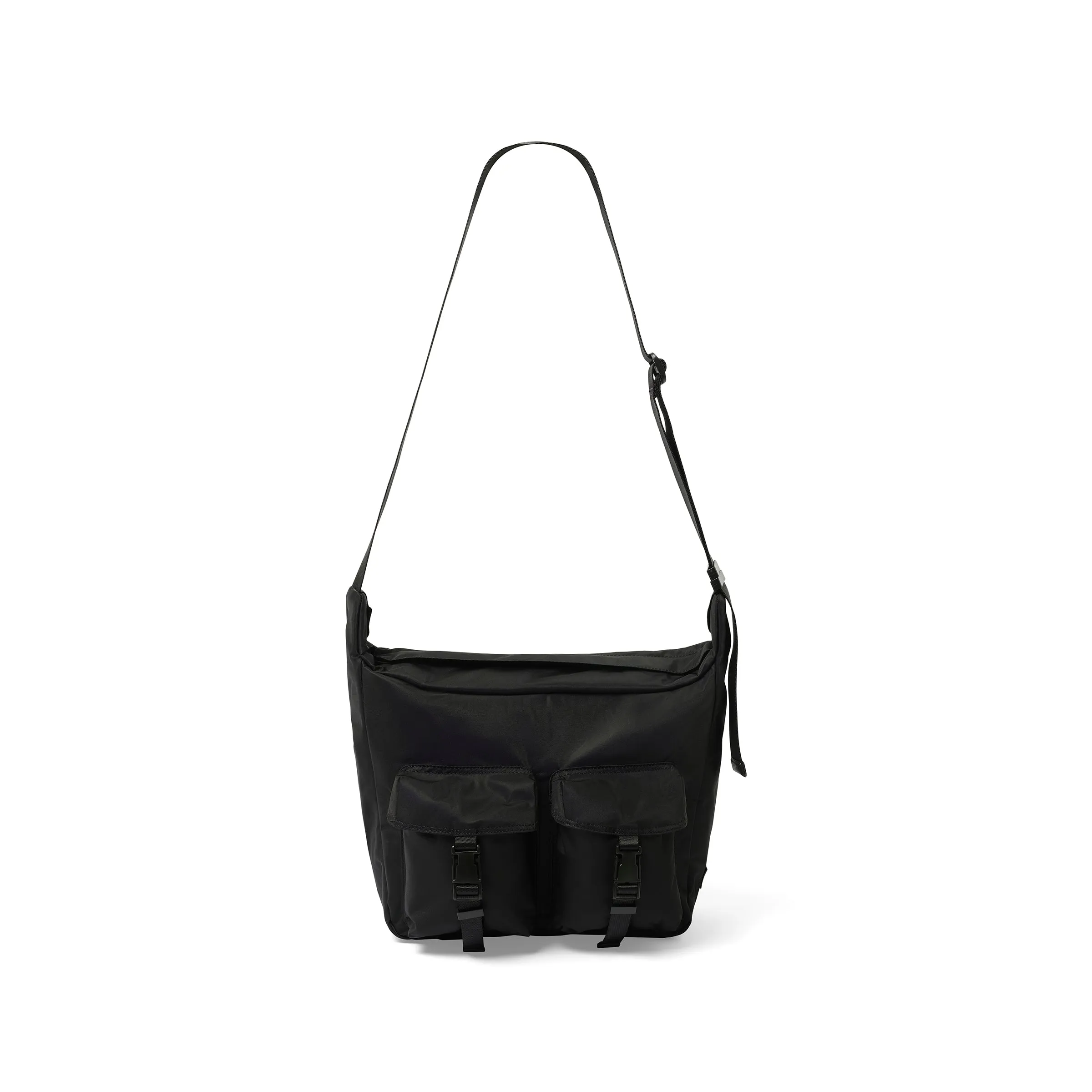 Nylon Pocket Shoulder Bag in Black sold by MARAIS