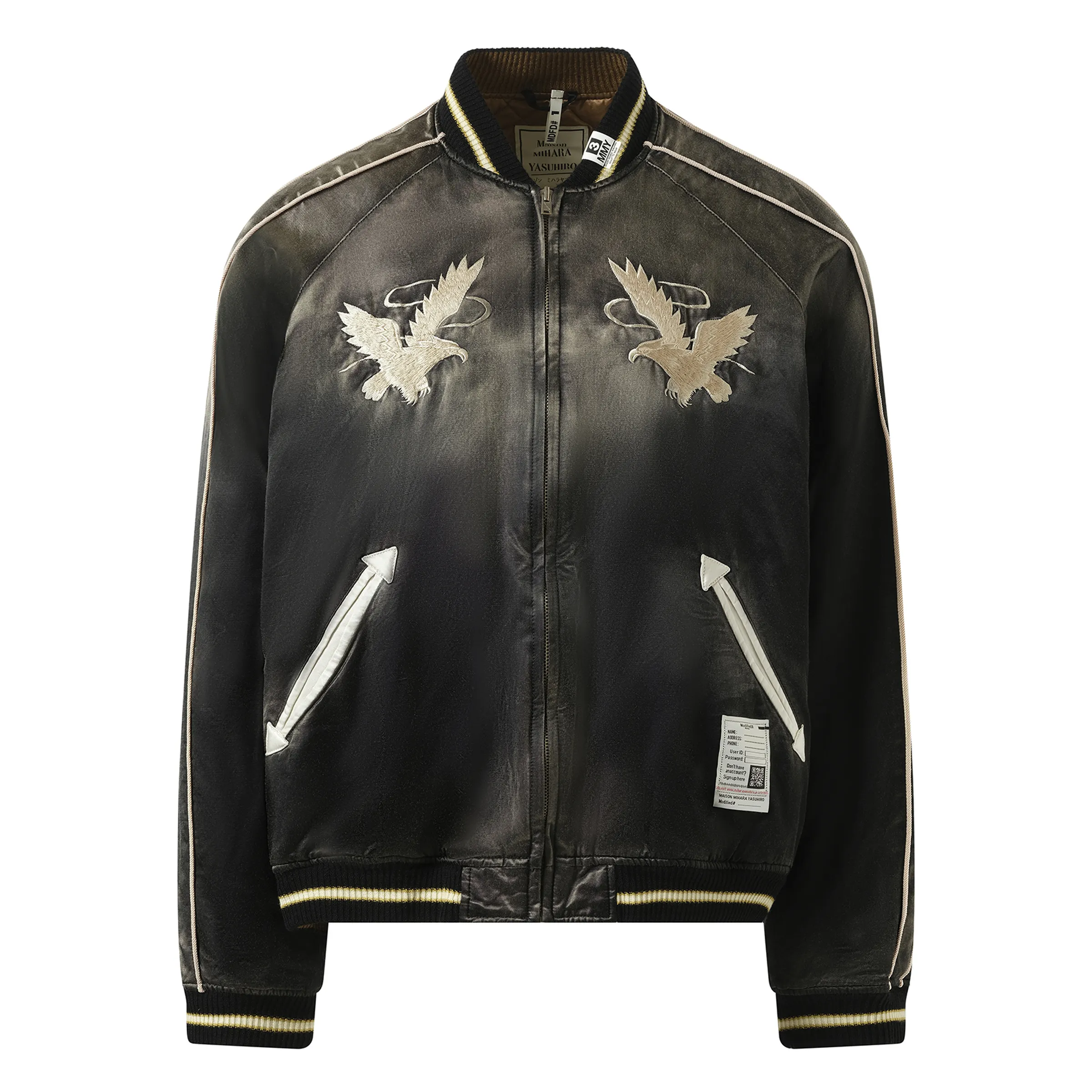 Sun Faded Souvenir Jacket in Black sold by MARAIS product image thumbnail 2