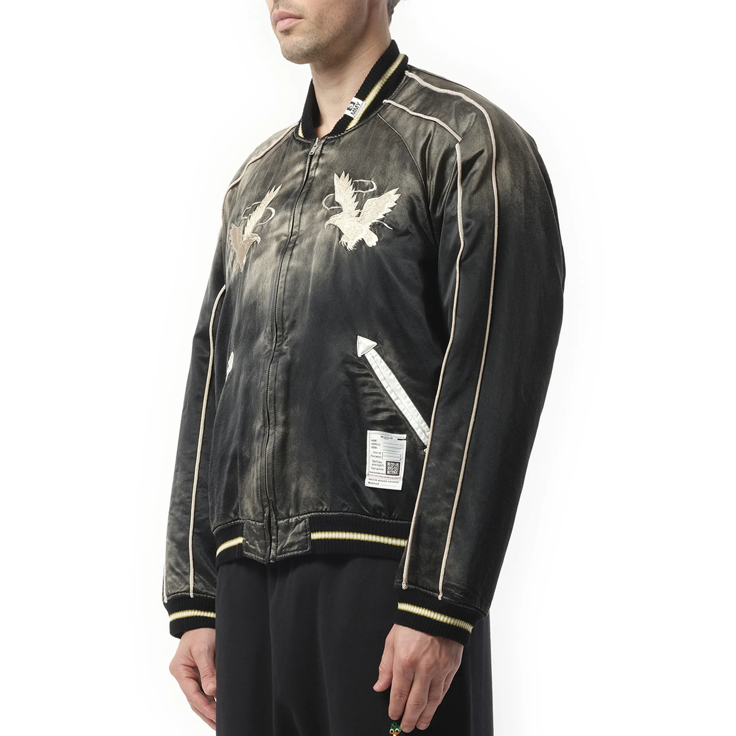 Sun Faded Souvenir Jacket in Black sold by MARAIS product image thumbnail 5