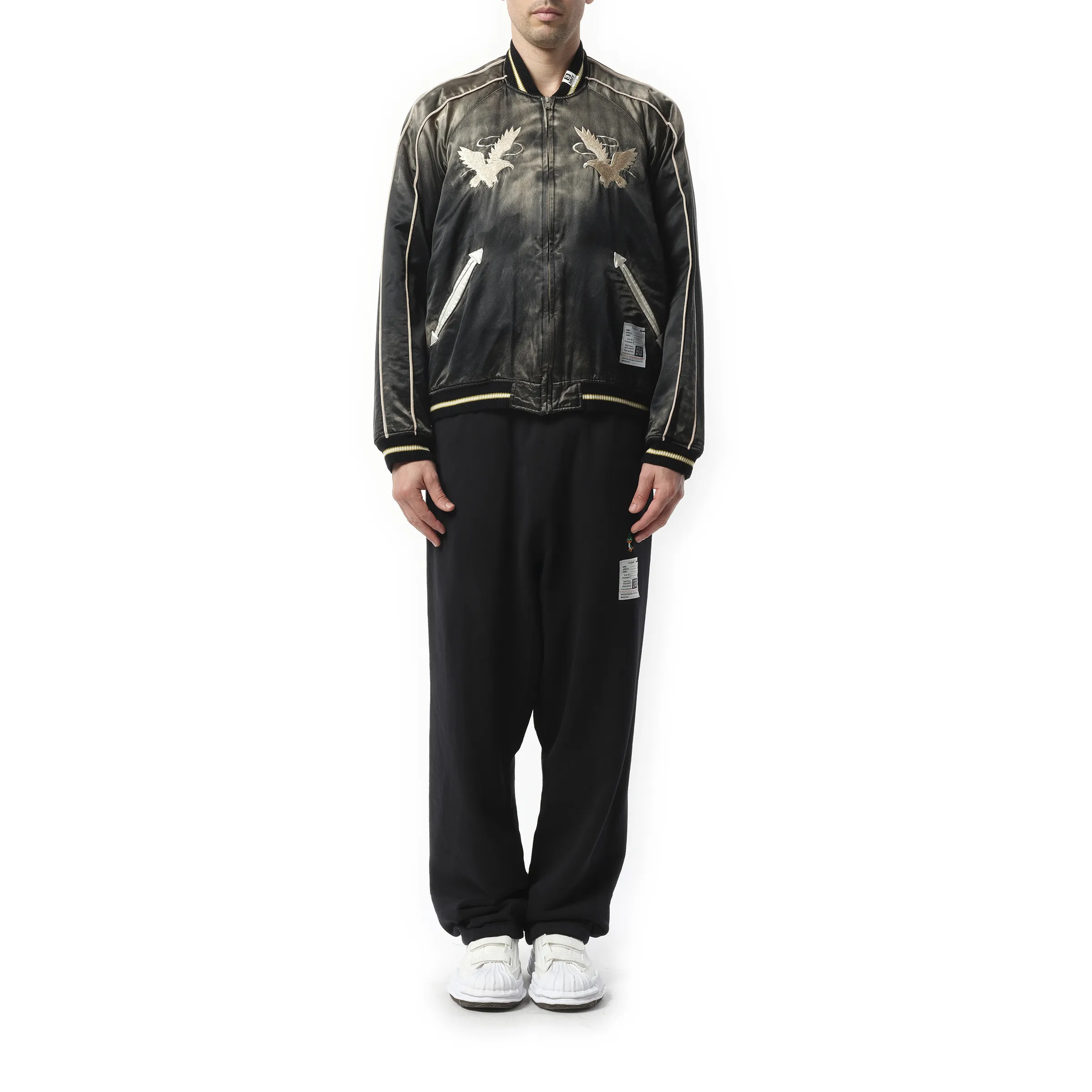 Sun Faded Souvenir Jacket in Black sold by MARAIS product image thumbnail 4
