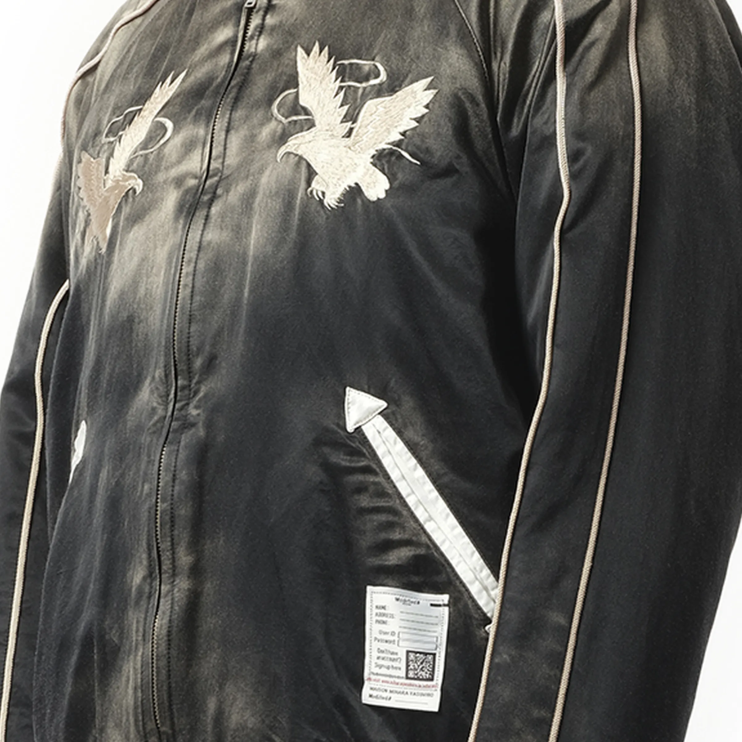 Sun Faded Souvenir Jacket in Black sold by MARAIS product image thumbnail 3