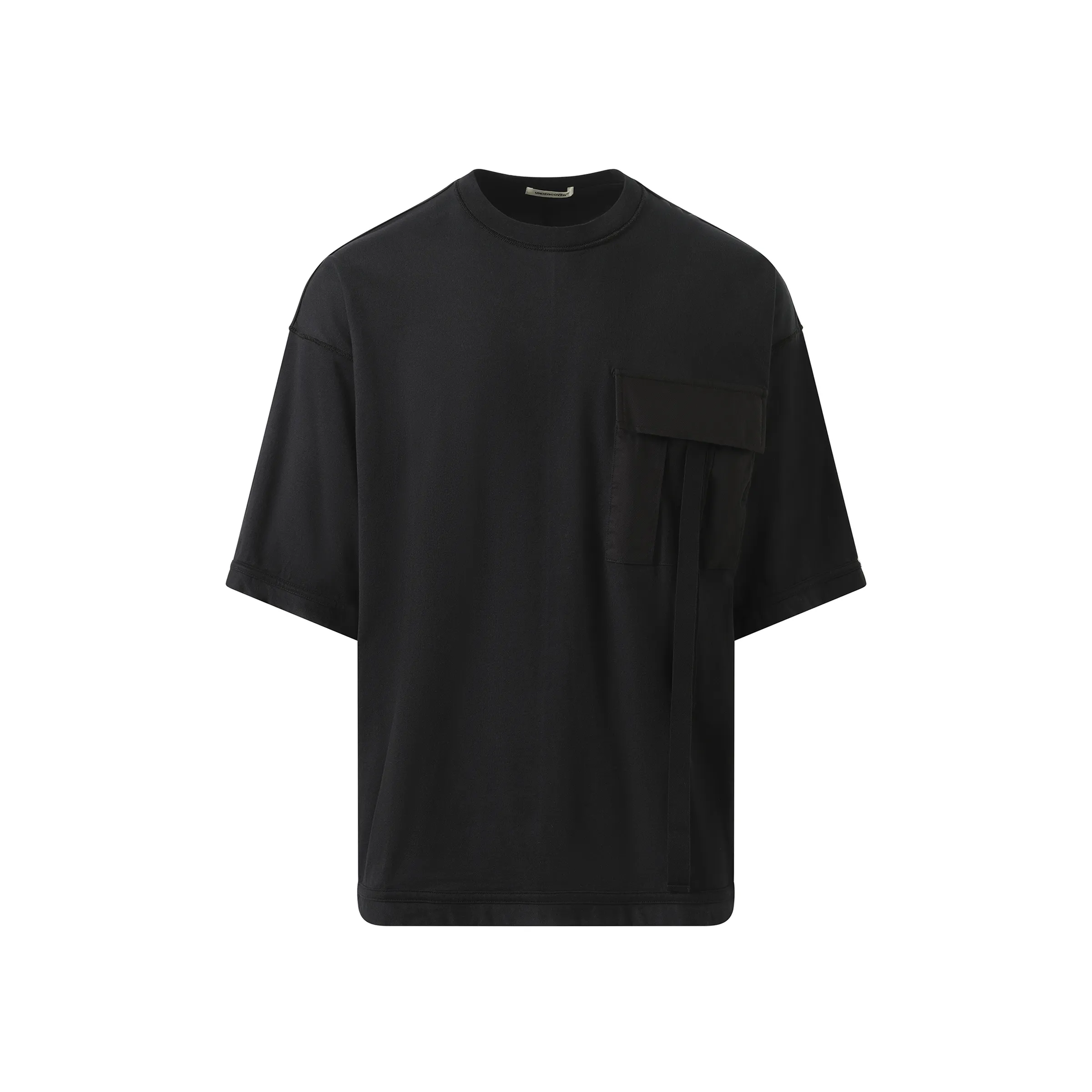 Pocket Detail T-Shirt in Black sold by MARAIS product image thumbnail 2