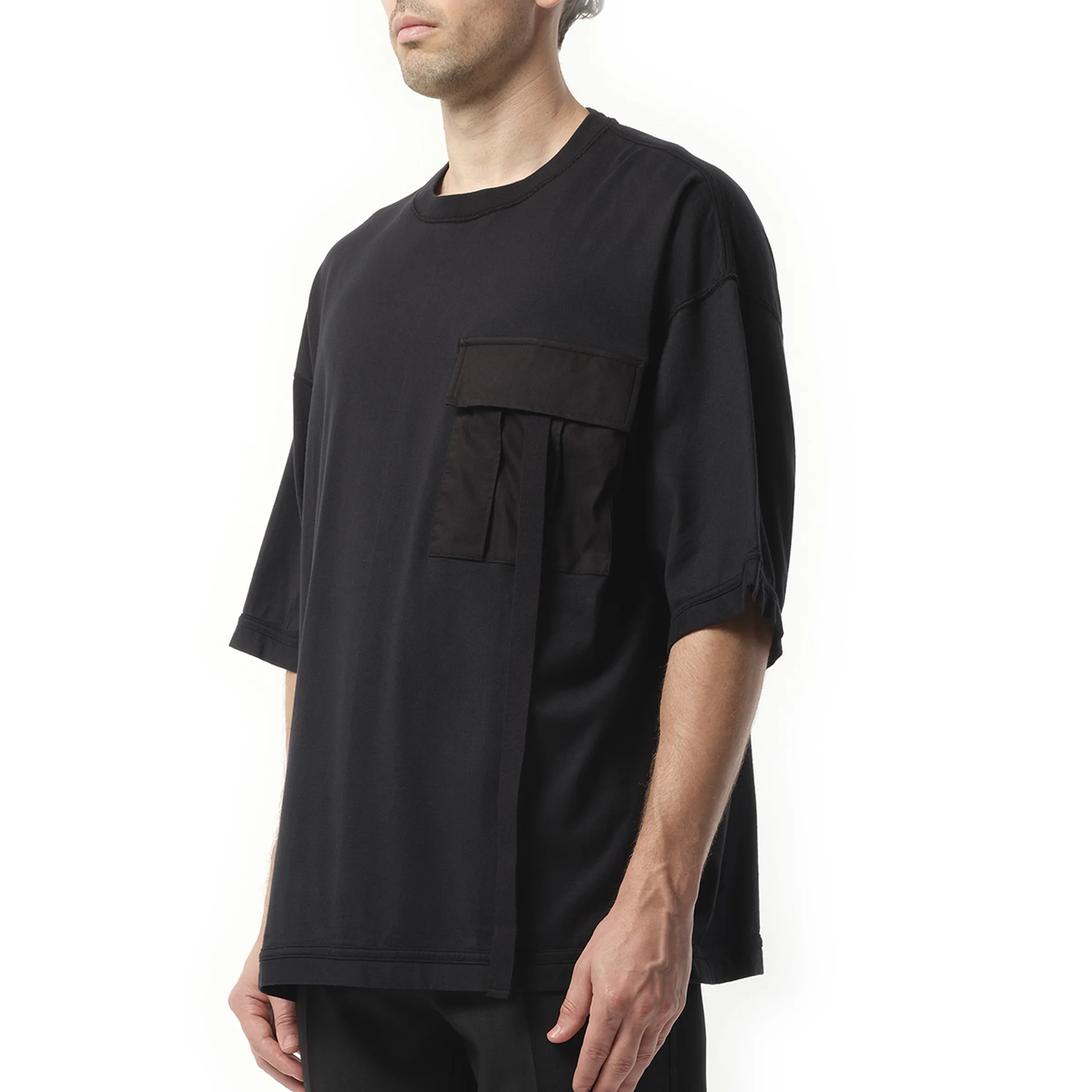 Pocket Detail T-Shirt in Black sold by MARAIS product image thumbnail 5