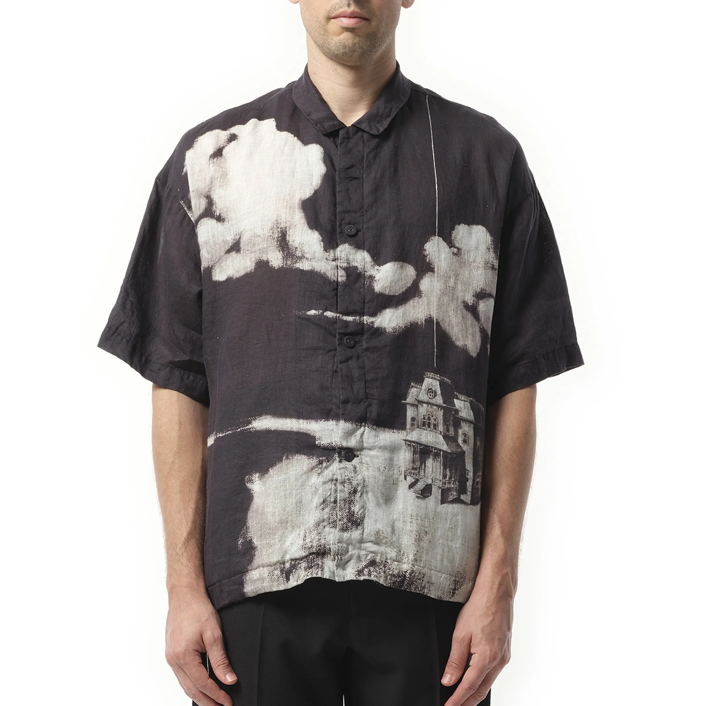 Peace and Tranquility Shirt in Black sold by MARAIS
