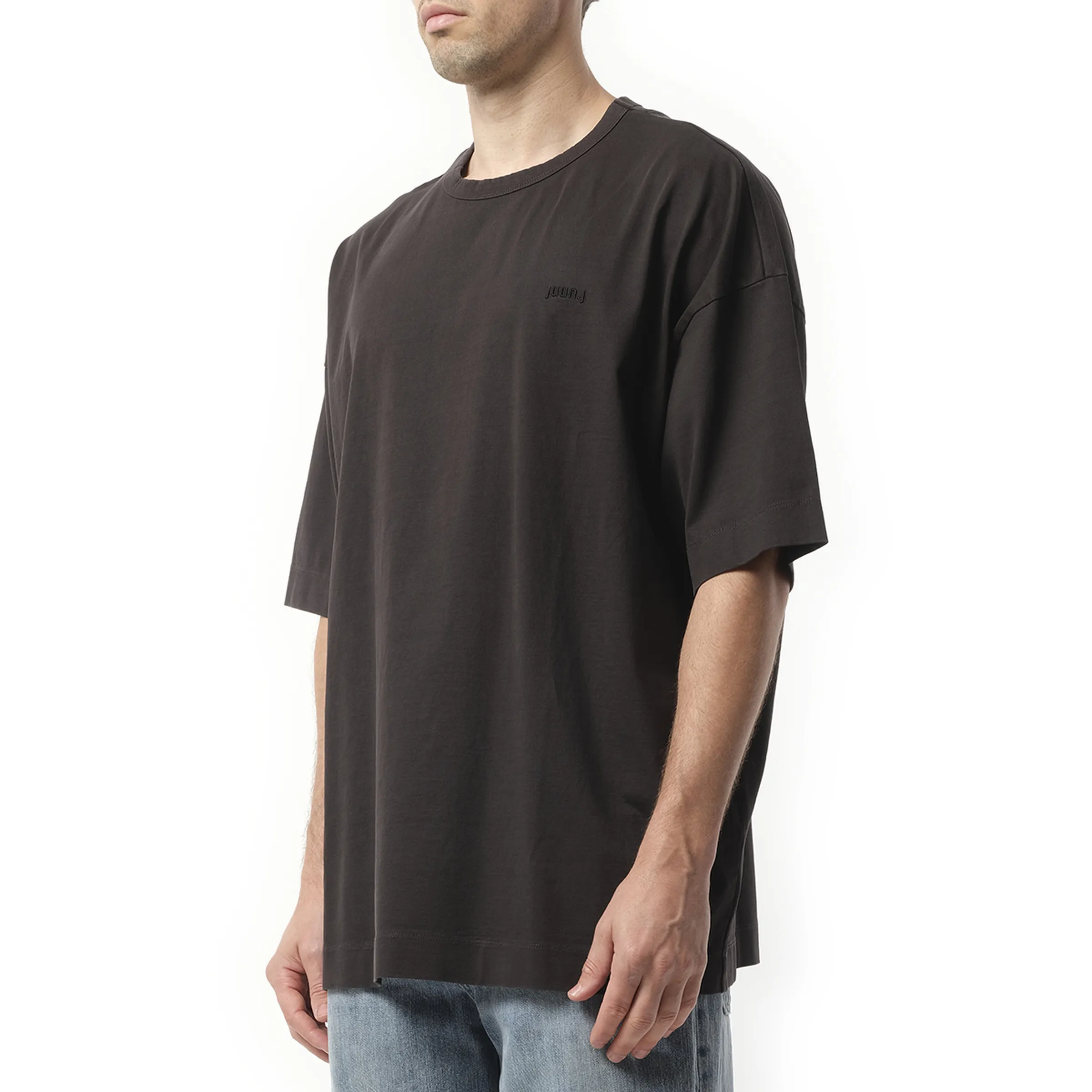 Kim Keever Pigment Dyed Flower Graphic New Over Fit T-Shirt in Grey sold by MARAIS product image thumbnail 5