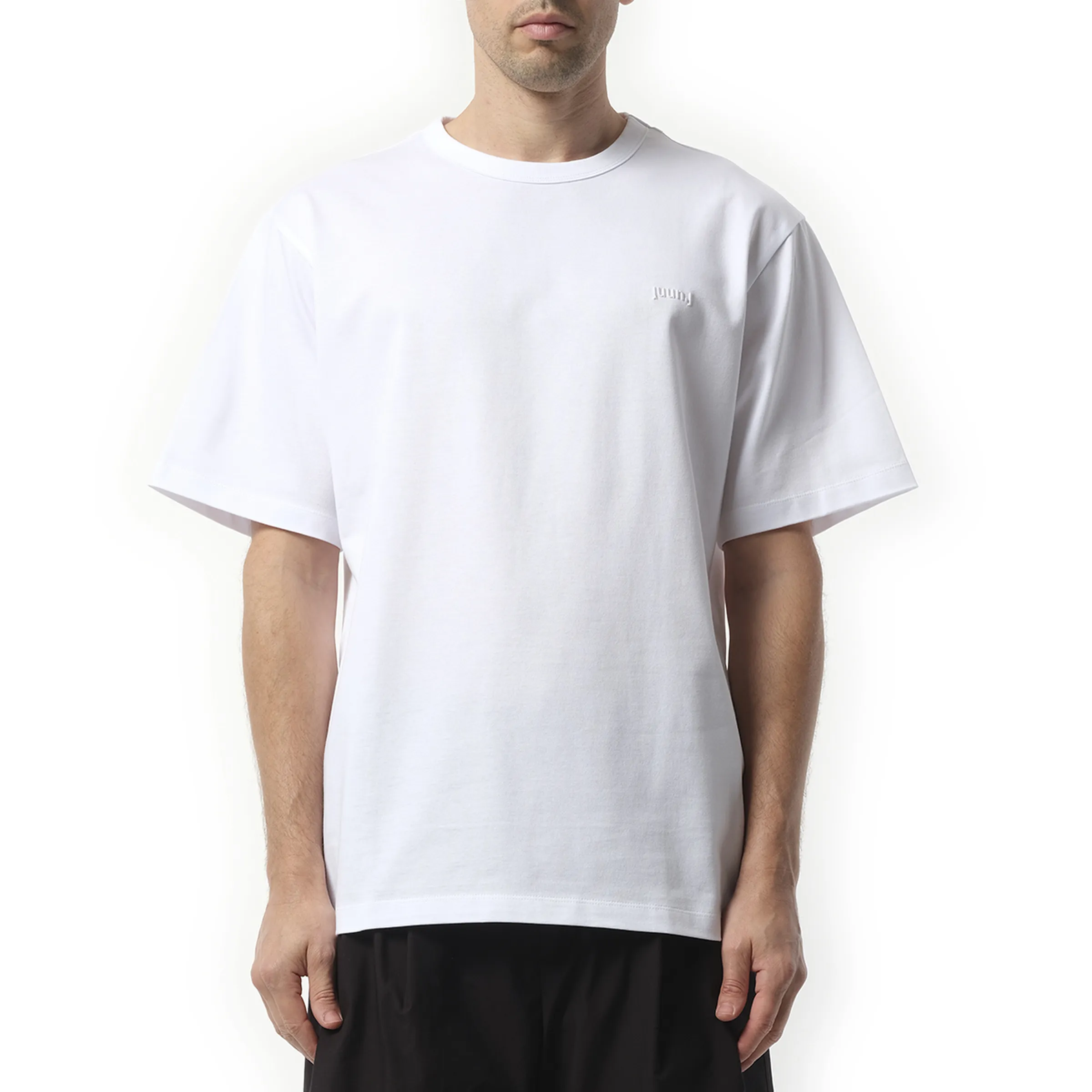 Kim Keever Flower Graphic Loose Short Sleeve T-Shirt in White sold by MARAIS product image thumbnail 2