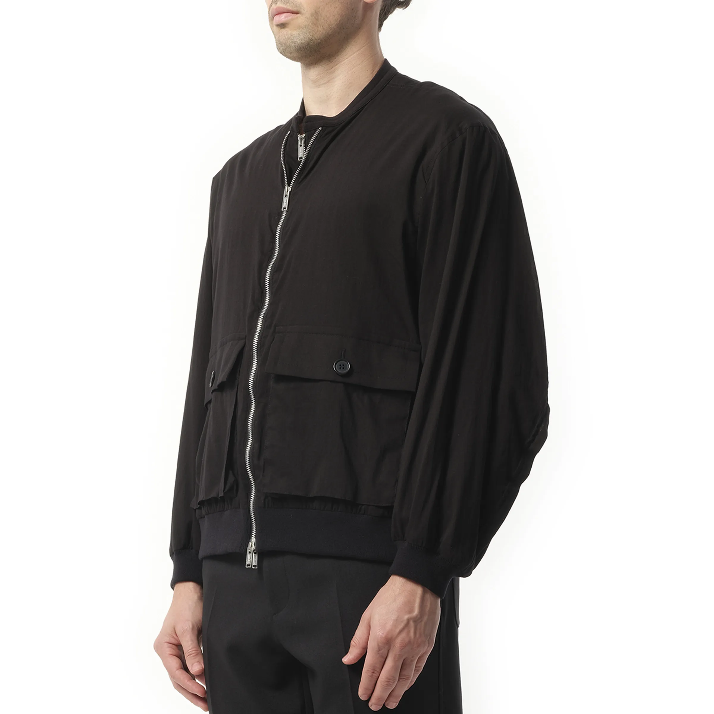 Double Zip Blouson in Black sold by MARAIS product image thumbnail 5
