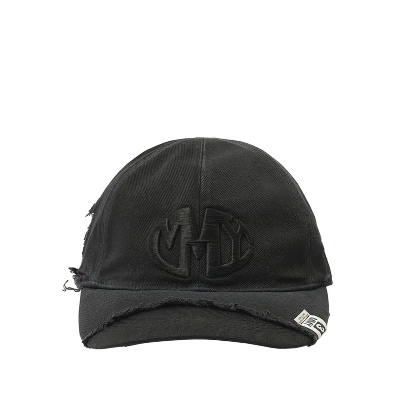 Crushed Detail Trucker Cap in Black made by Maison MIHARA YASUHIRO