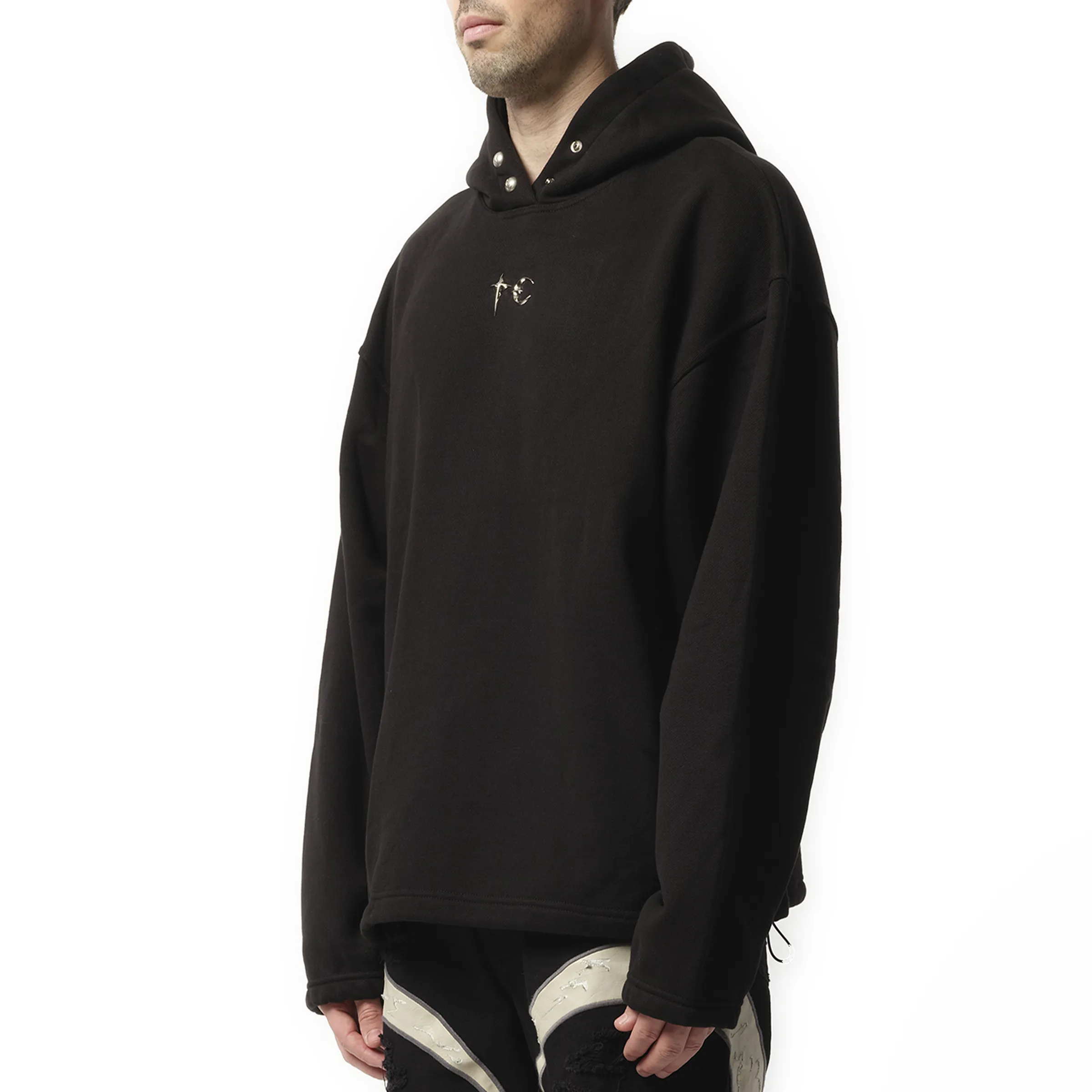 Color Emblem Hoodie in Black sold by MARAIS product image thumbnail 5