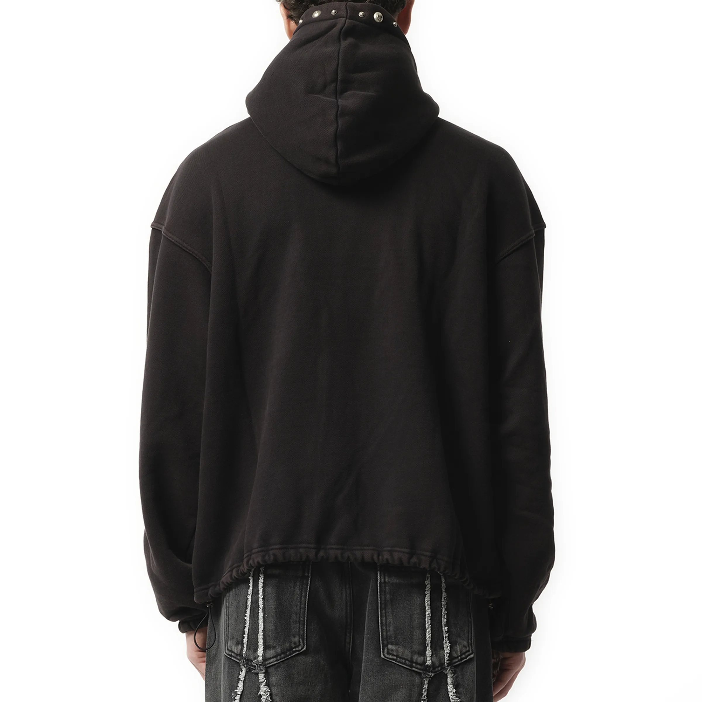 Peace Stud Hoodie in Black sold by MARAIS product image thumbnail 4
