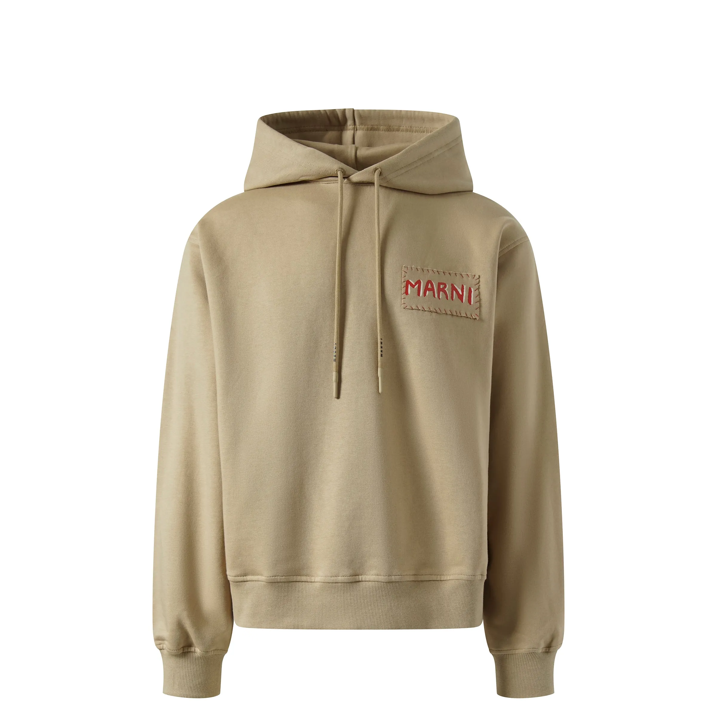Logo Patch Hoodie in Winter Wheat sold by MARAIS product image thumbnail 2