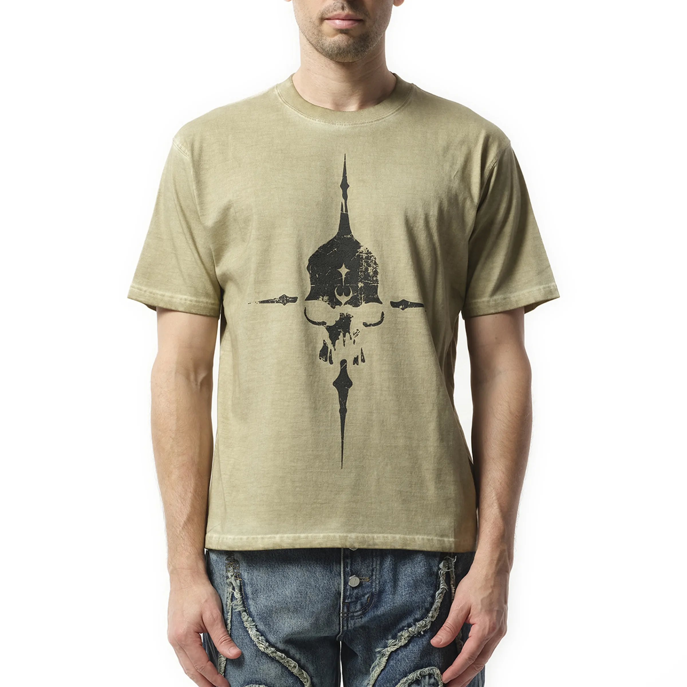 Peace T-Shirt in Desert sold by MARAIS