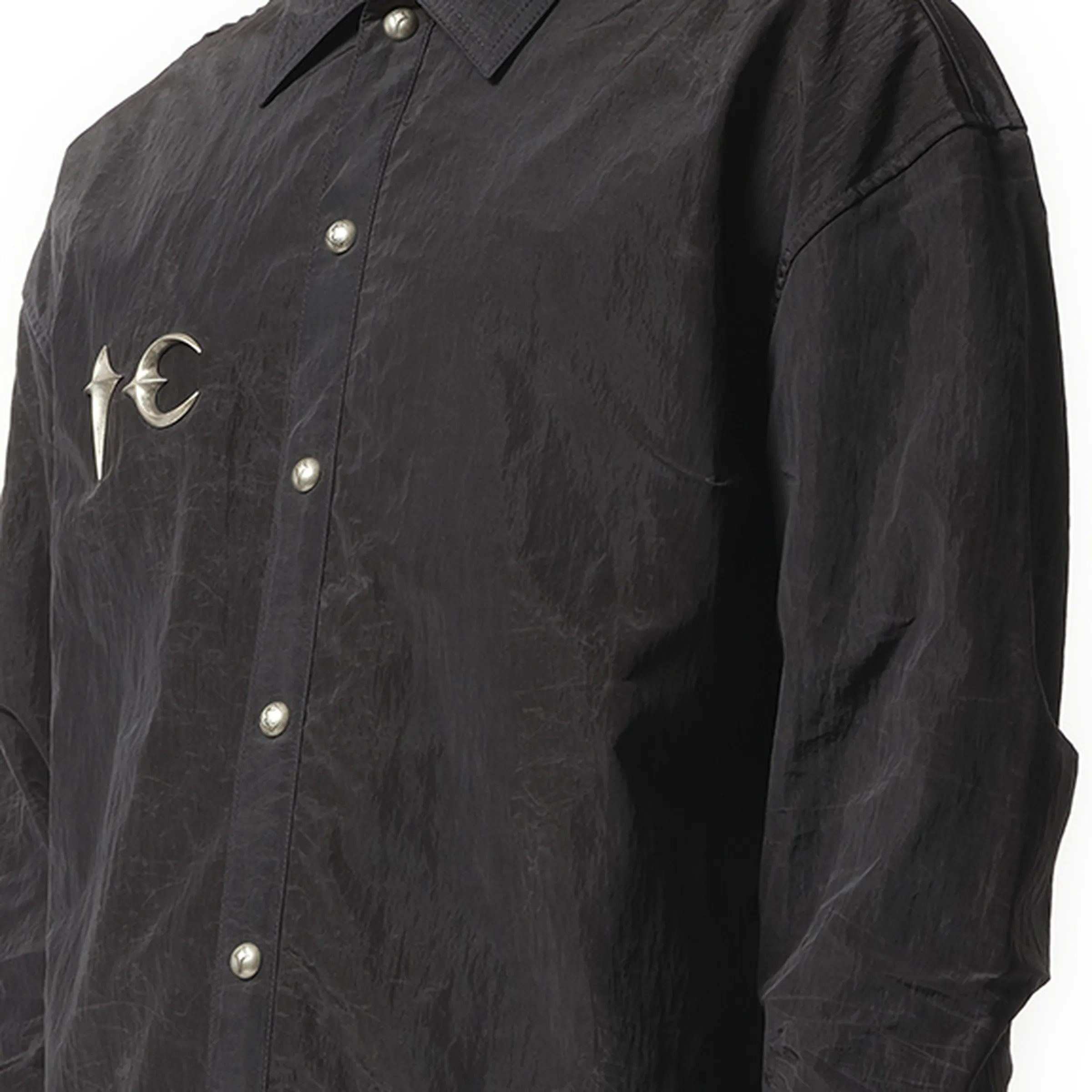 Scarred Officer Shirt in Black sold by MARAIS product image thumbnail 3