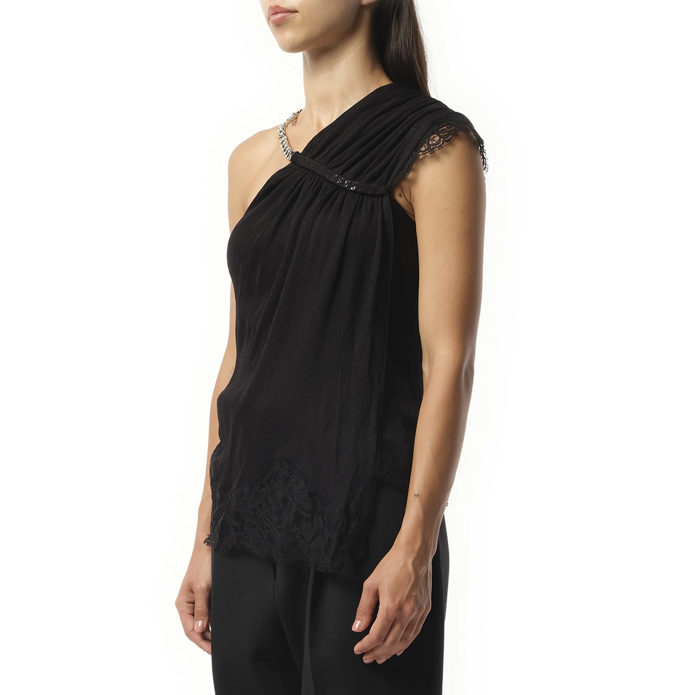 GIV - Asymmetrical Top in Black sold by MARAIS product image thumbnail 2