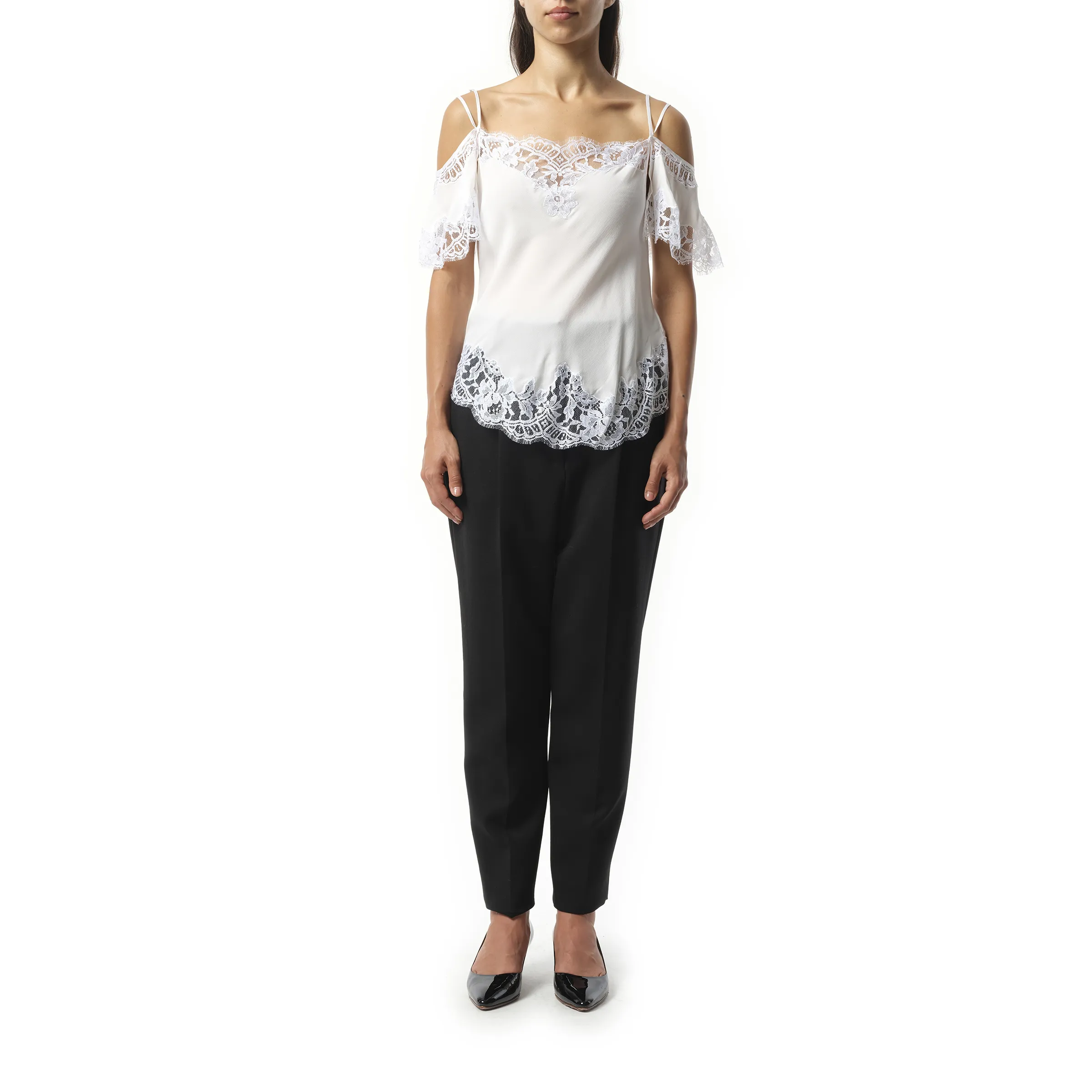 GIV - Sleeveless Top in White sold by MARAIS product image thumbnail 4