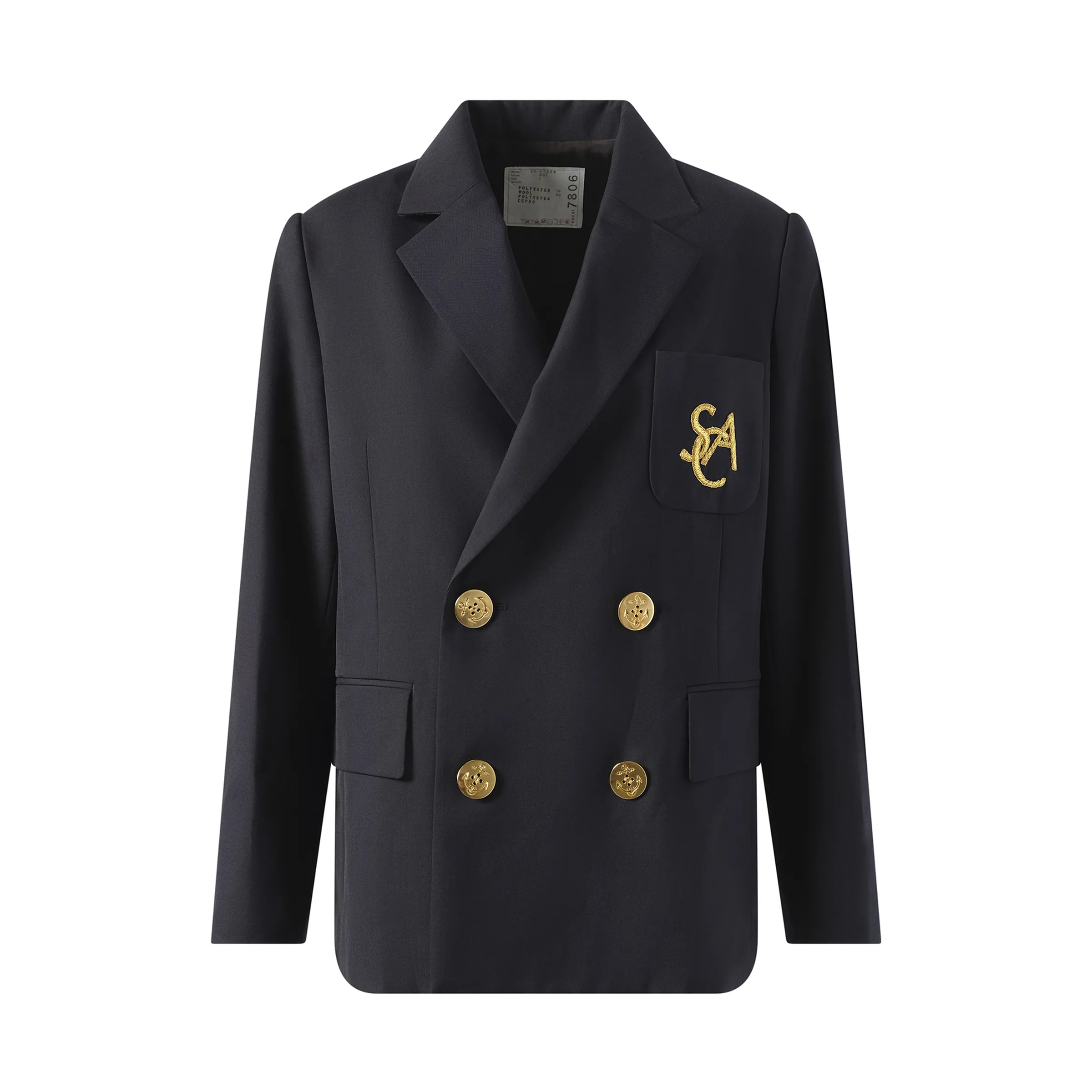 Emblem Suiting Jacket in Navy sold by MARAIS product image thumbnail 2