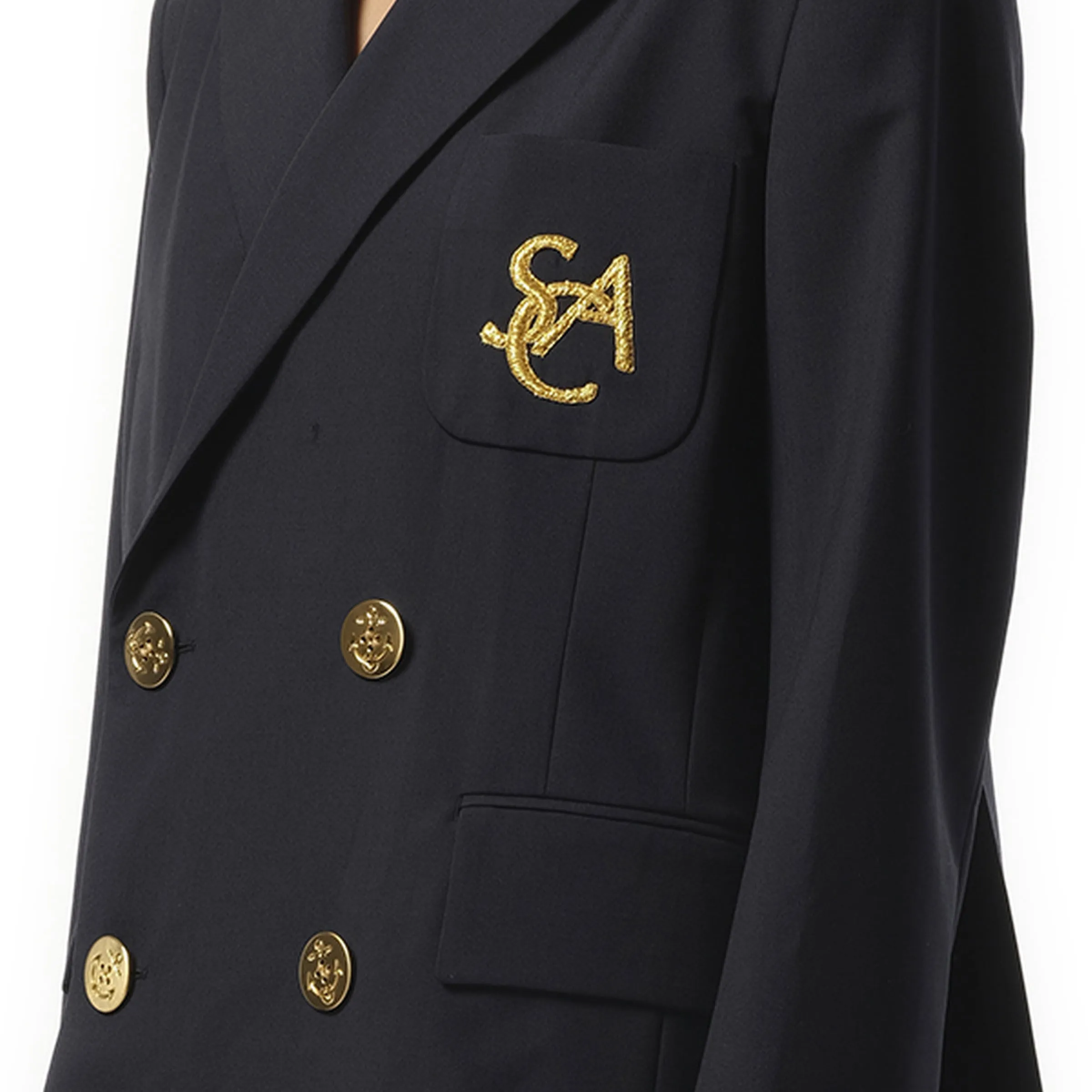 Emblem Suiting Jacket in Navy sold by MARAIS product image thumbnail 3