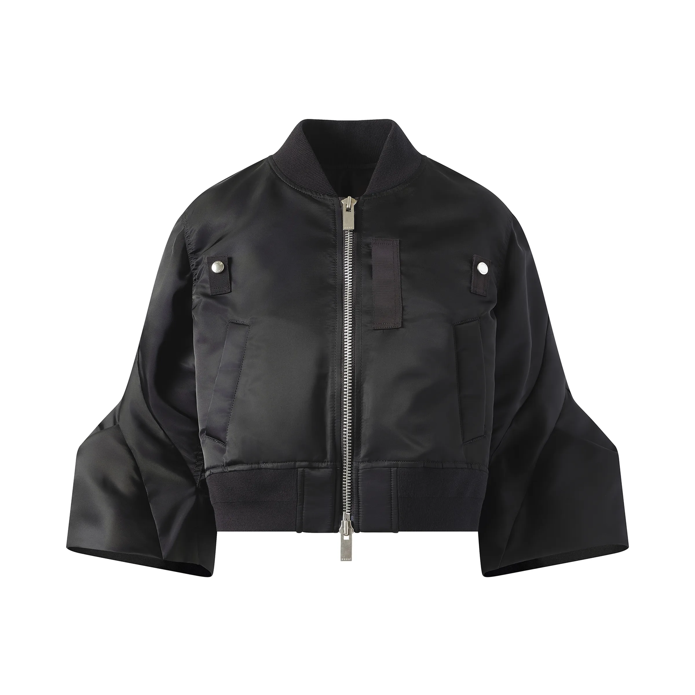 Nylon Twill Balloon Blouson in Black sold by MARAIS product image thumbnail 2