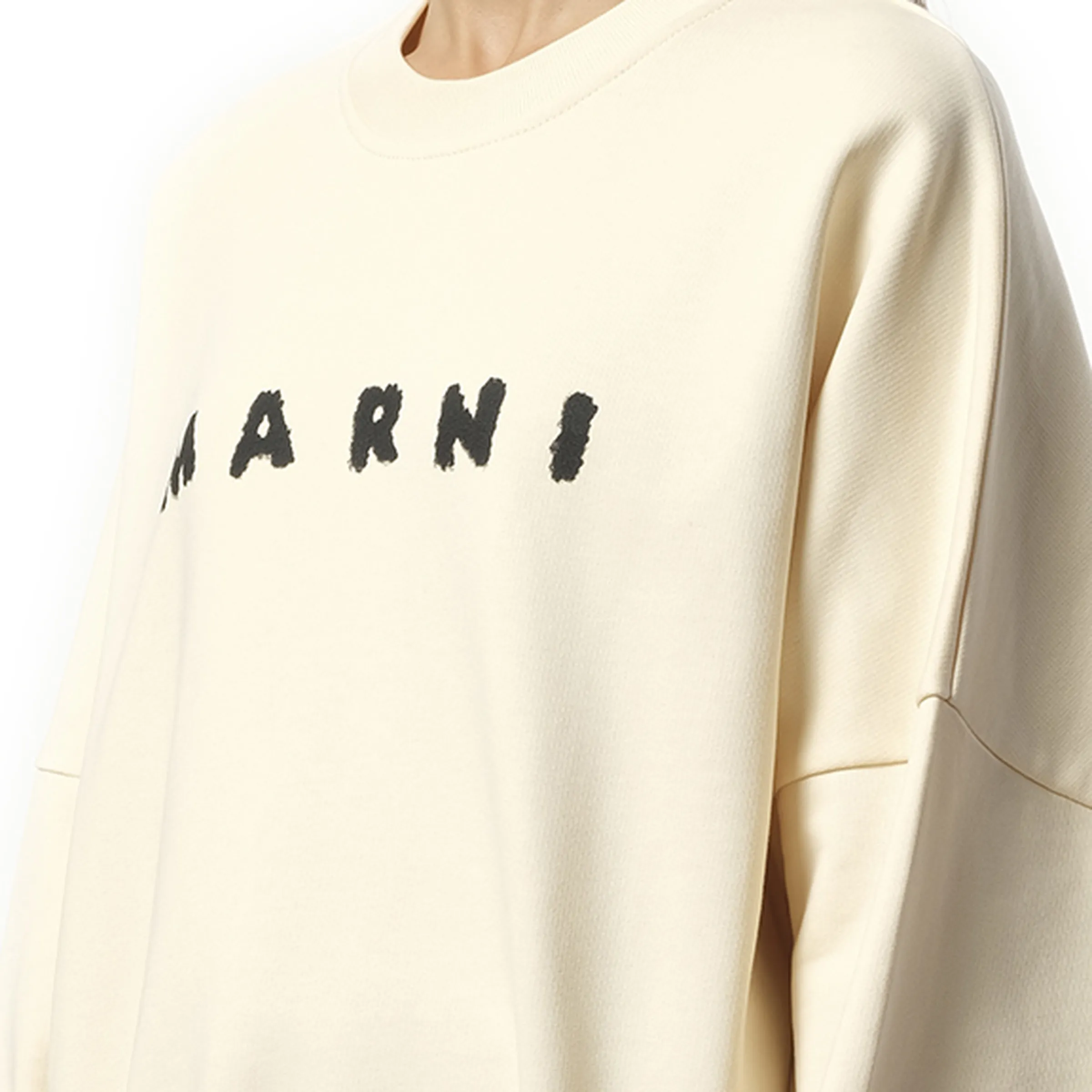 Logo Sweatshirt in Ivory sold by MARAIS product image thumbnail 3