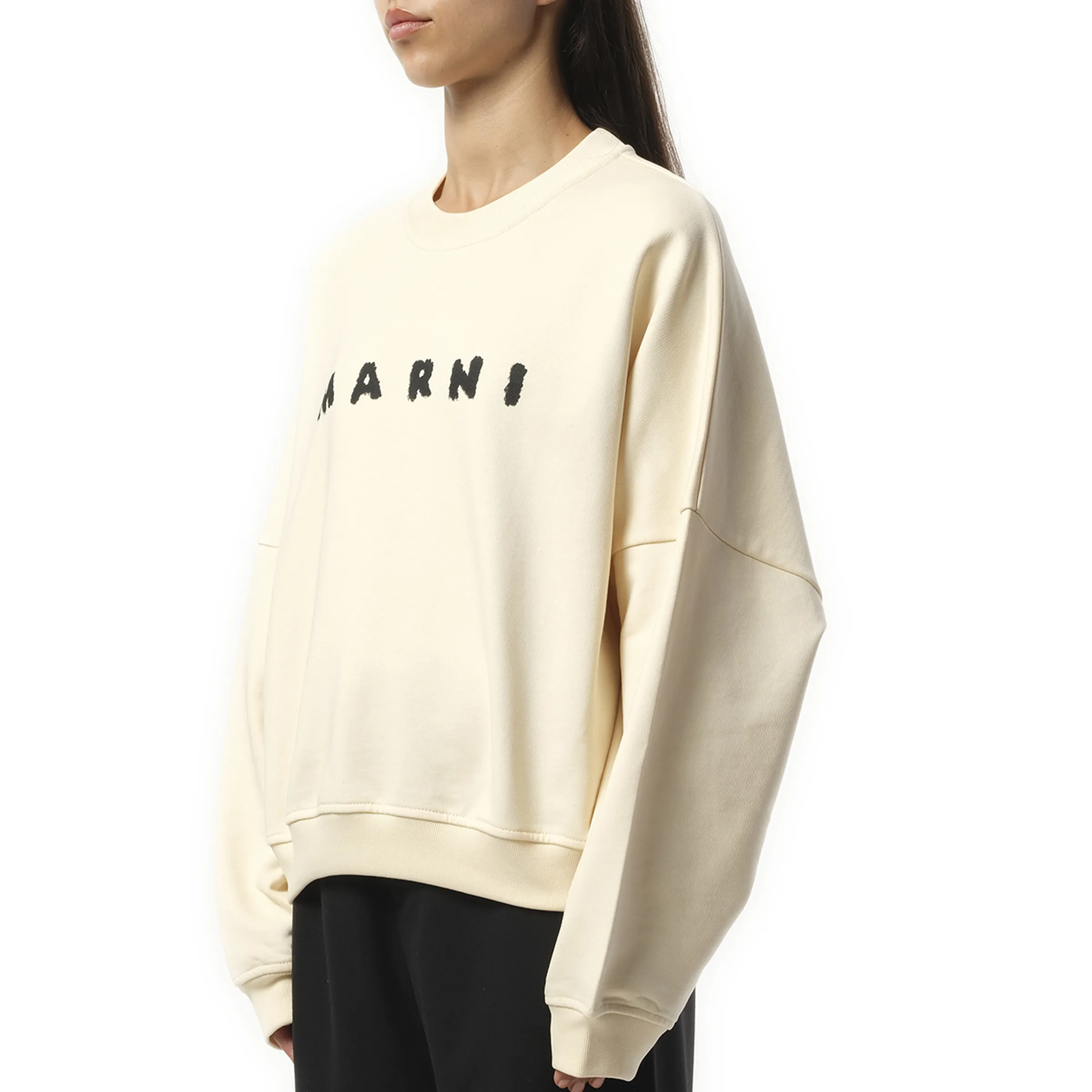 Logo Sweatshirt in Ivory sold by MARAIS product image thumbnail 4